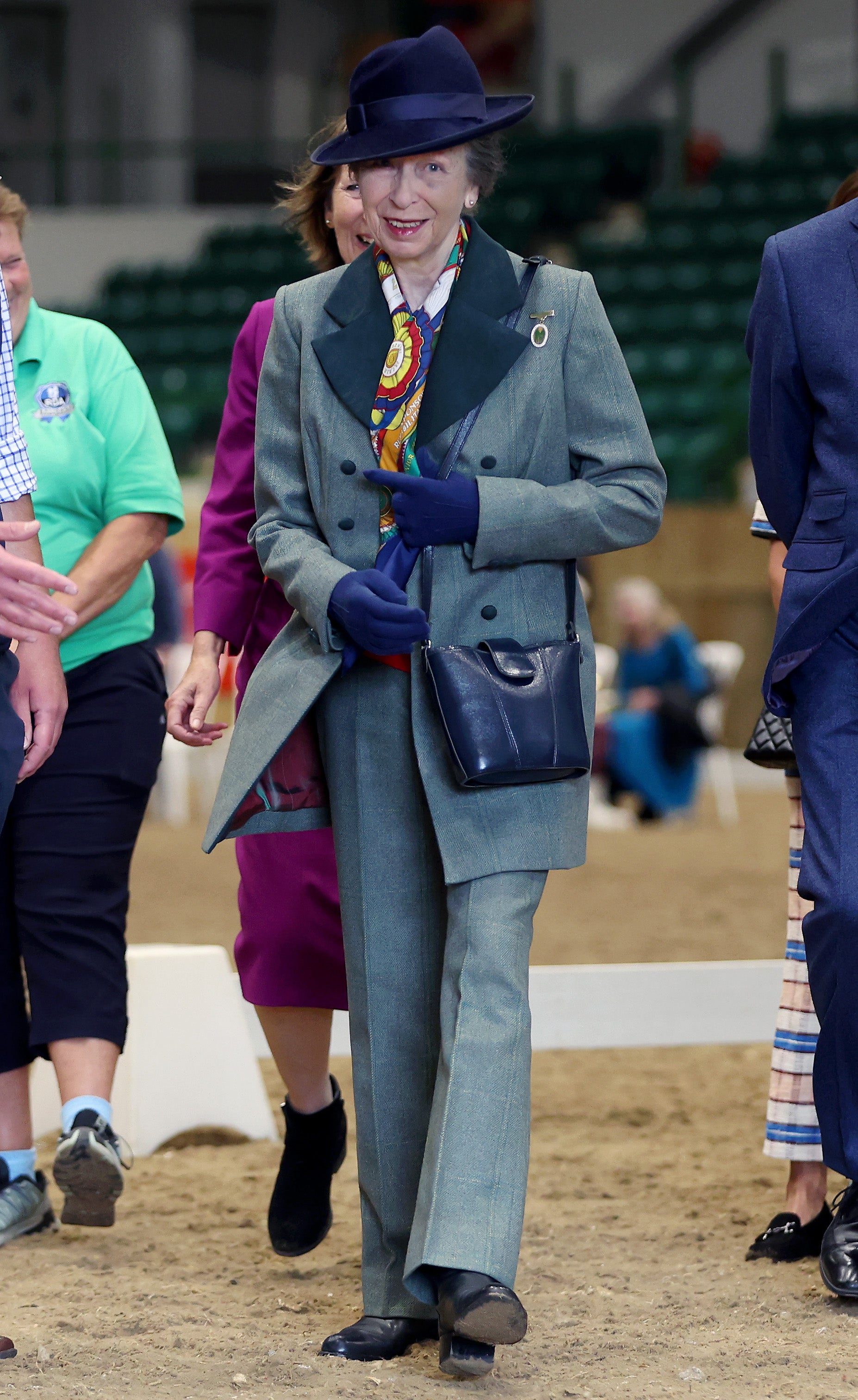 Princess Anne made her first public appearance since being admitted to hospital last week.