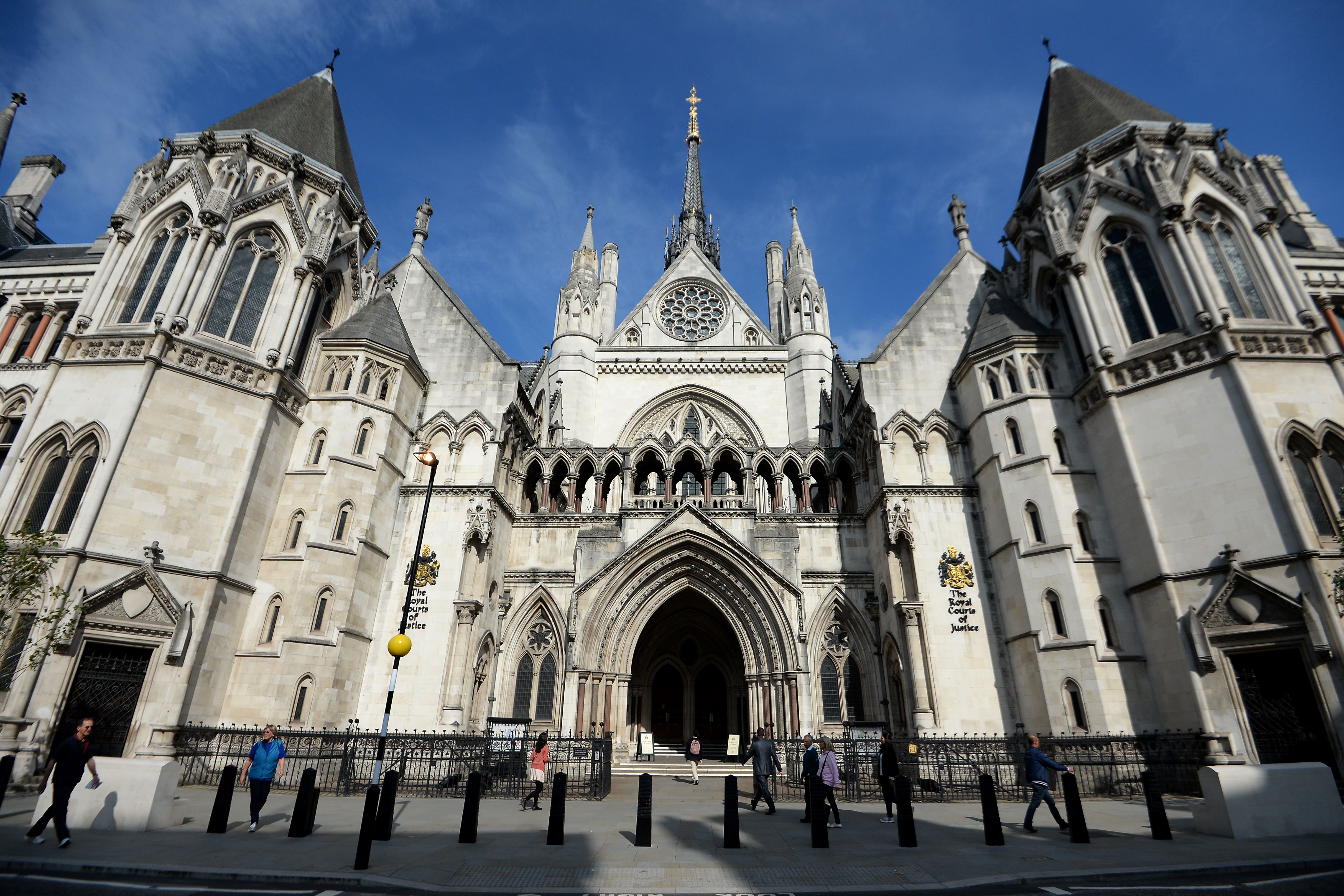 The case was heard at the Royal Courts of Justice in London (Andrew Matthews/PA)