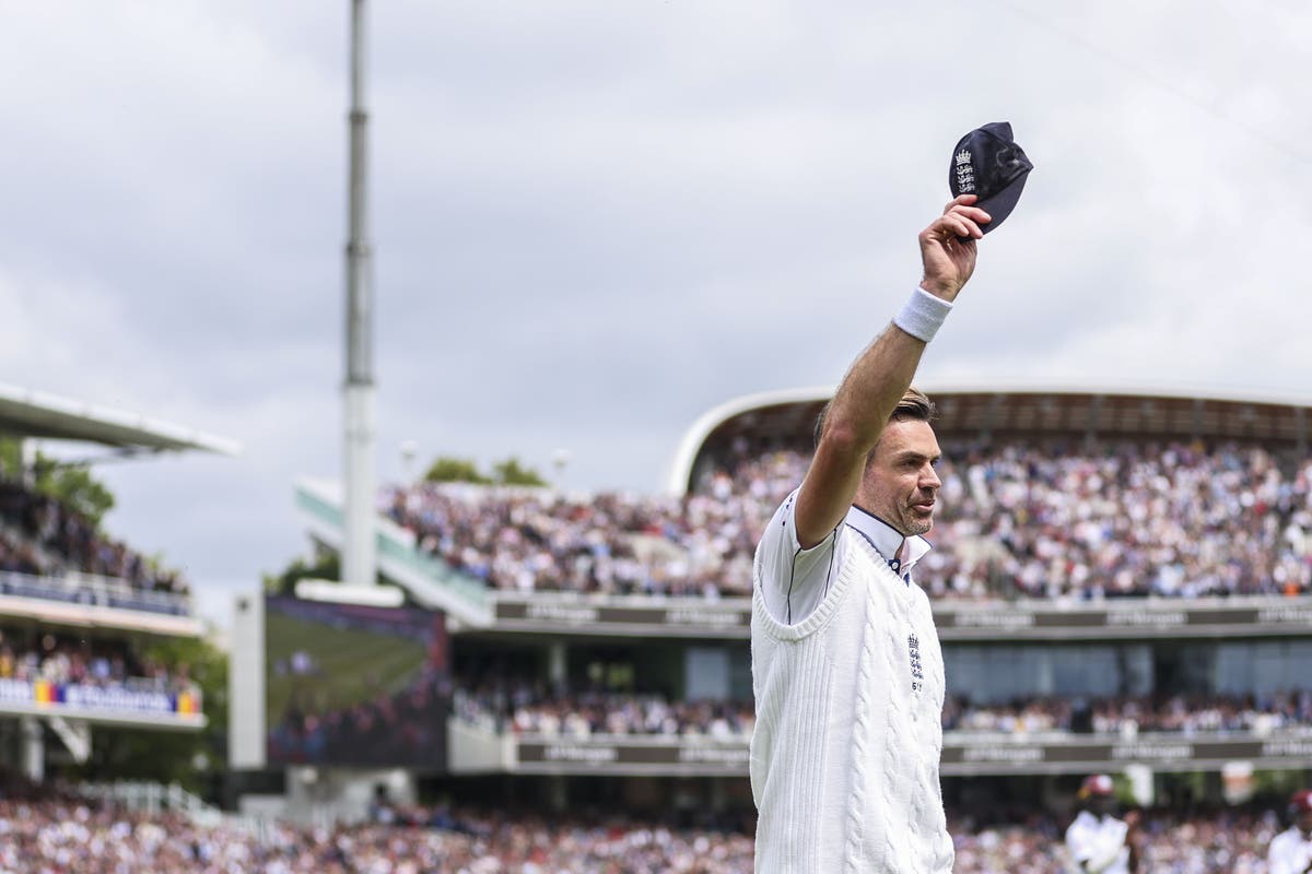 James Anderson retains a thirst for Test cricket on the day he says goodbye