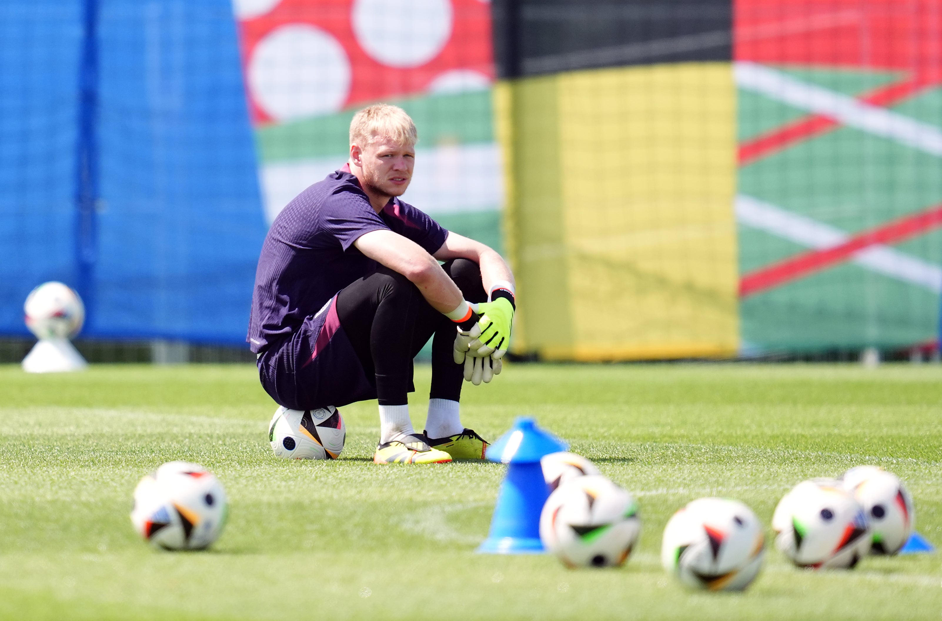 Arsenal goalkeeper Aaron Ramsdale is yet to feature at the tournament (Adam Davy/PA)
