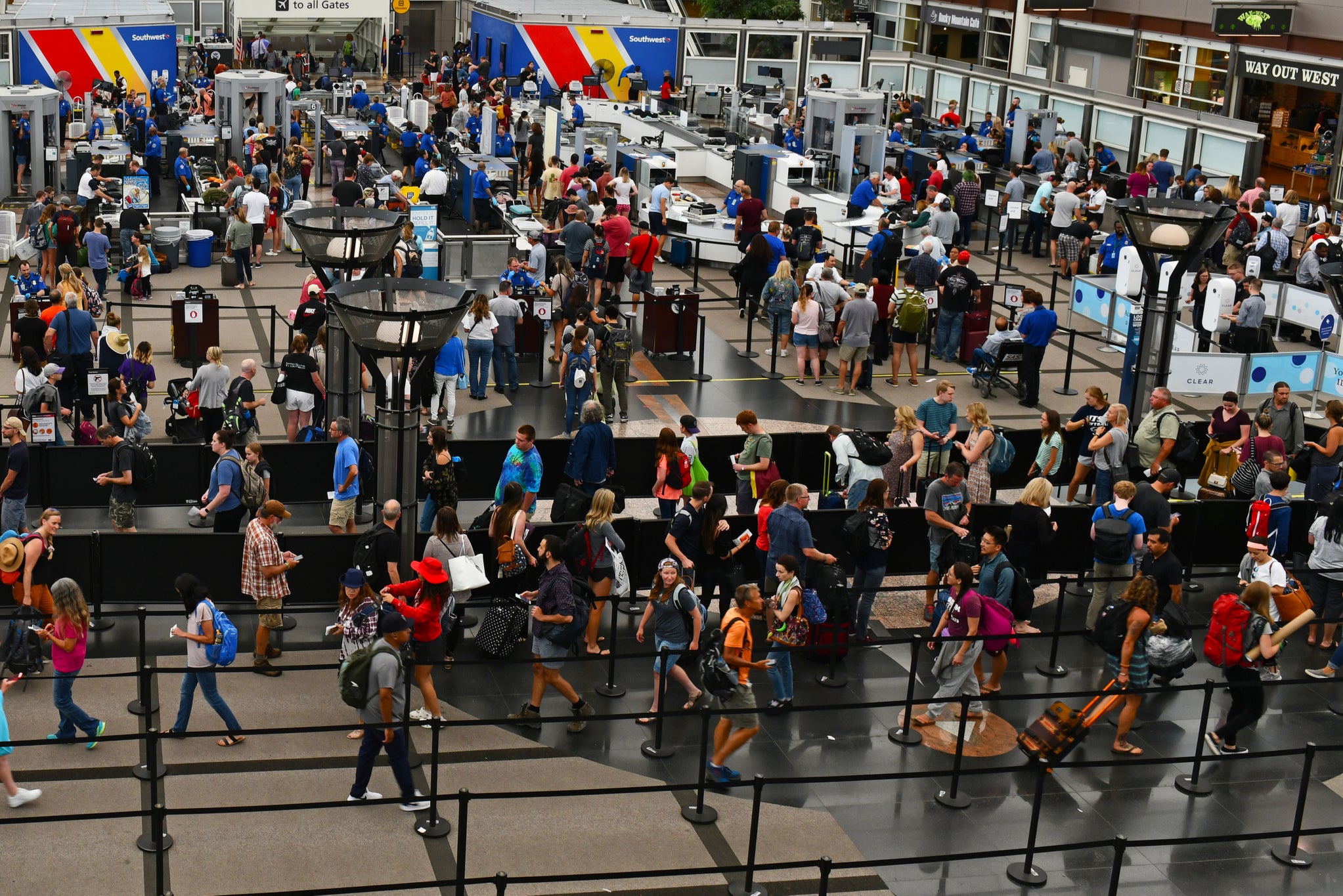 Long queues for airport security are far from a uniquely British problem