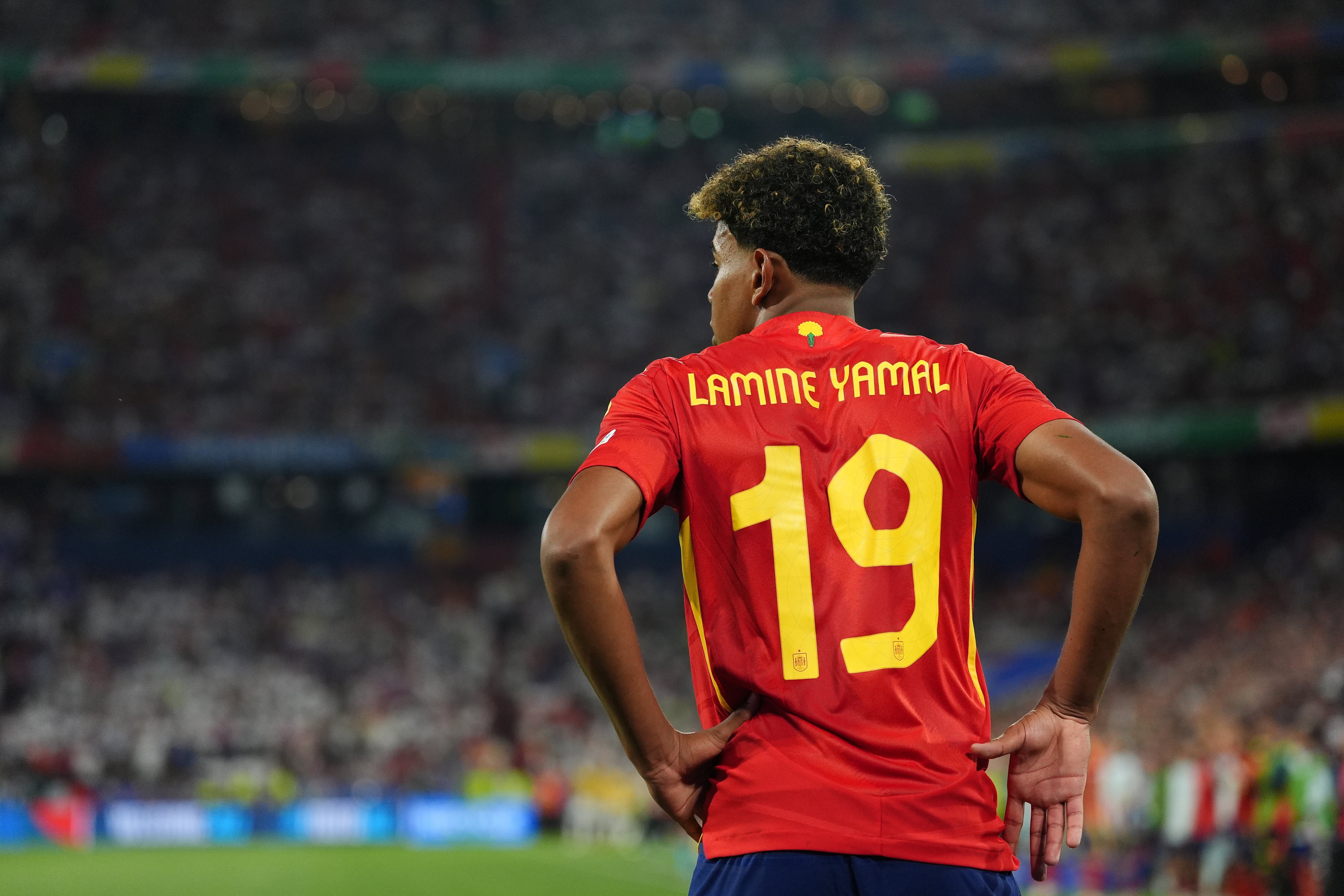 Lamine Yamal has lit up Spain’s run to the final (Bradley Collyer/PA)