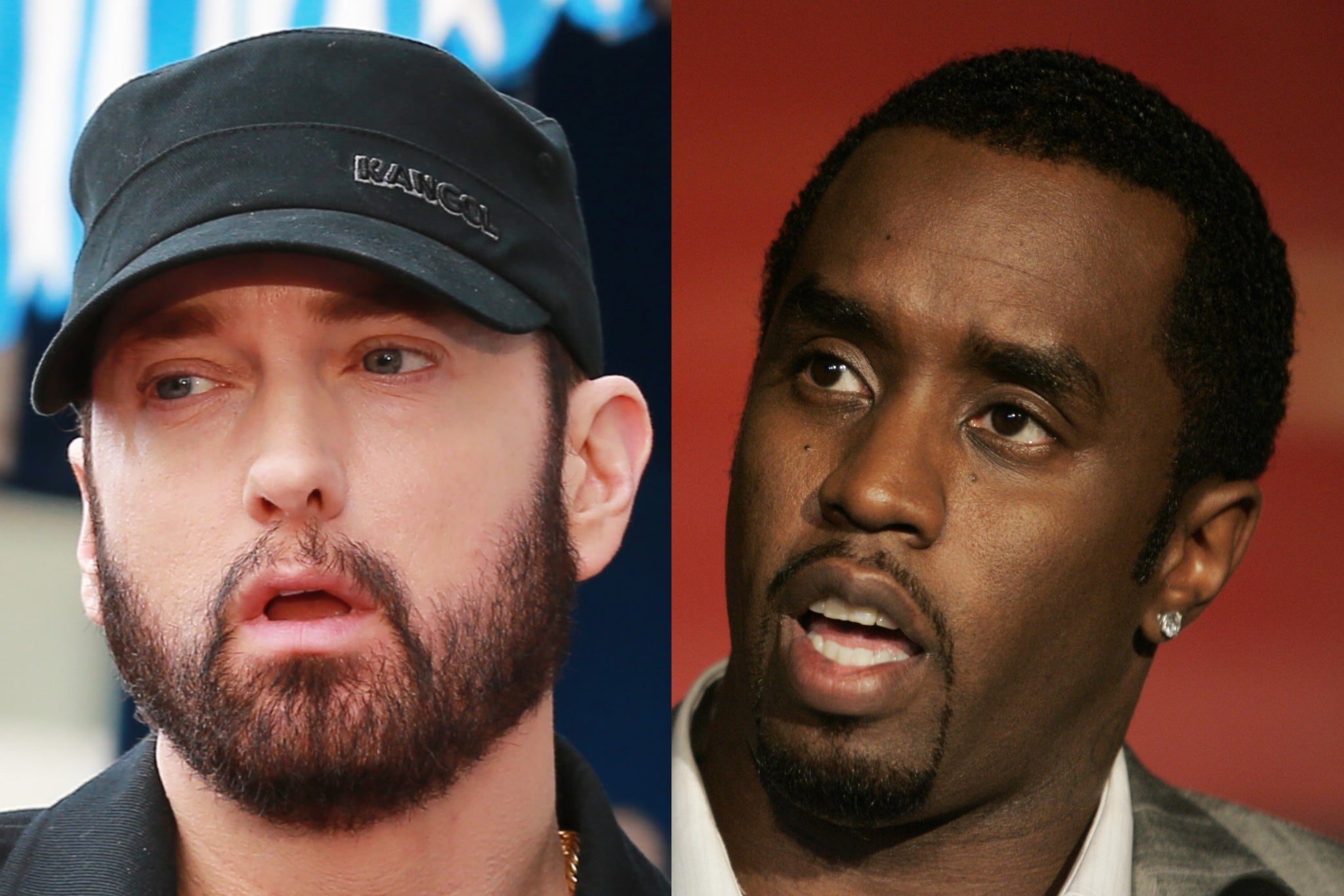 Marshall 'Eminem' Mathers e Sean 'Diddy' Combs