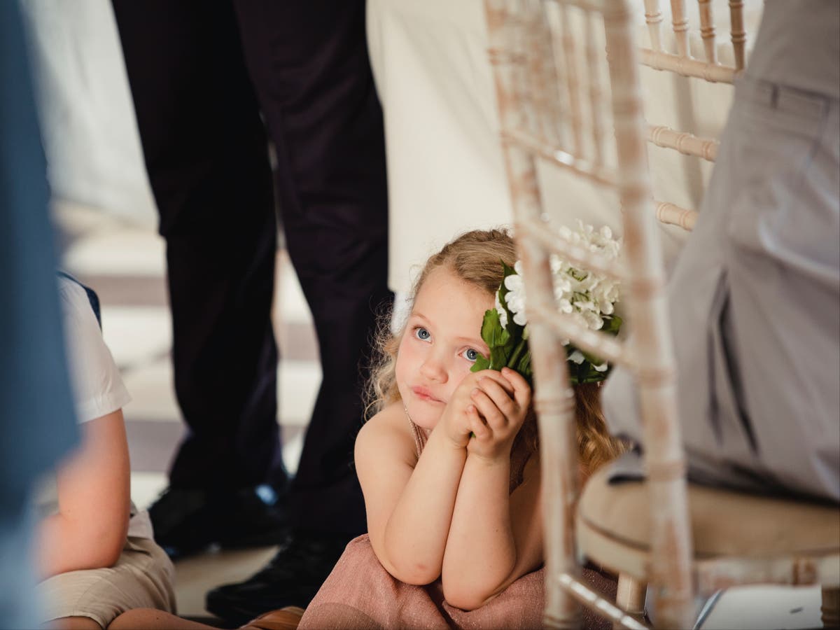 Bride bans five-year-old sister from wedding over crush on groom