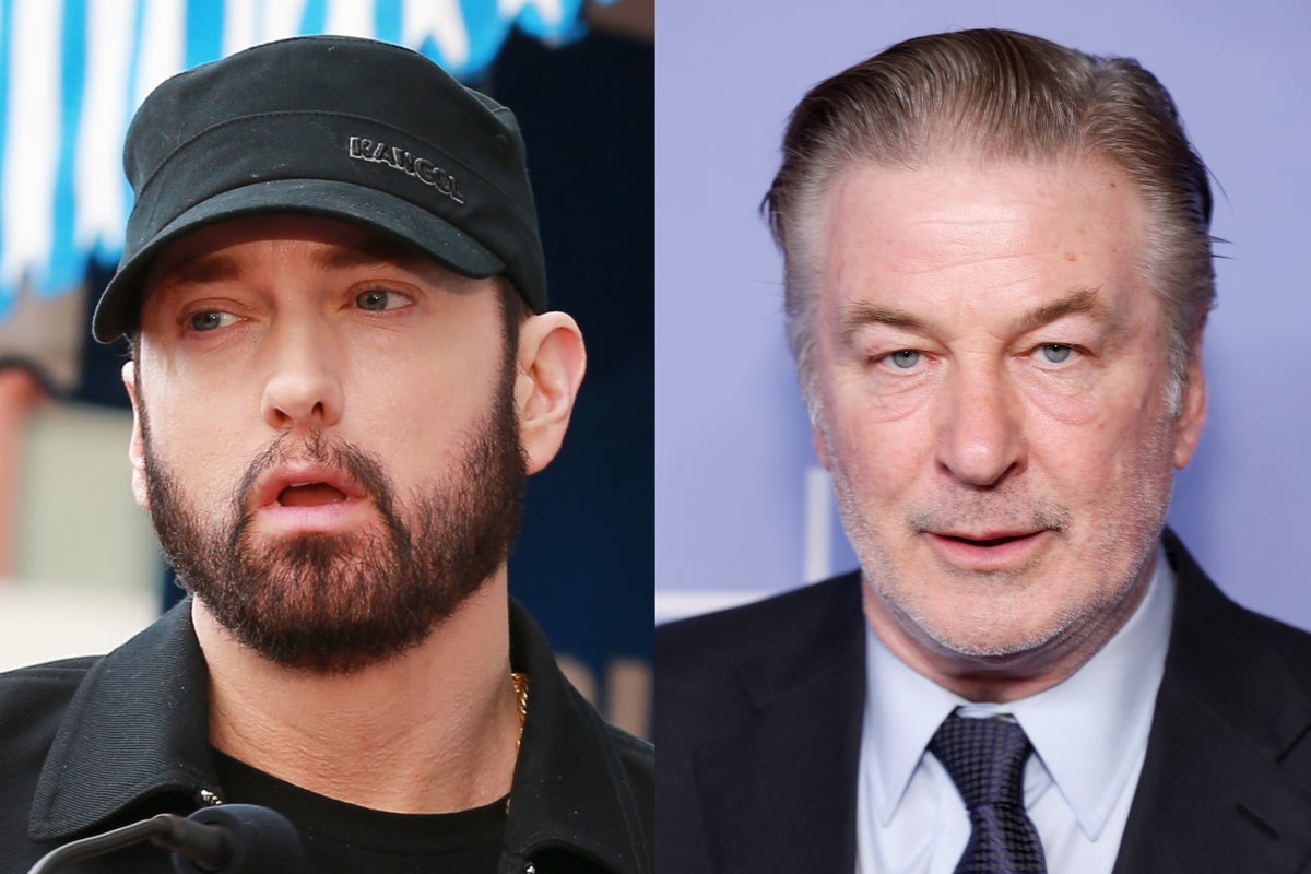 Eminem references Alec Baldwin and fatal Rust shooting on new album released during trial