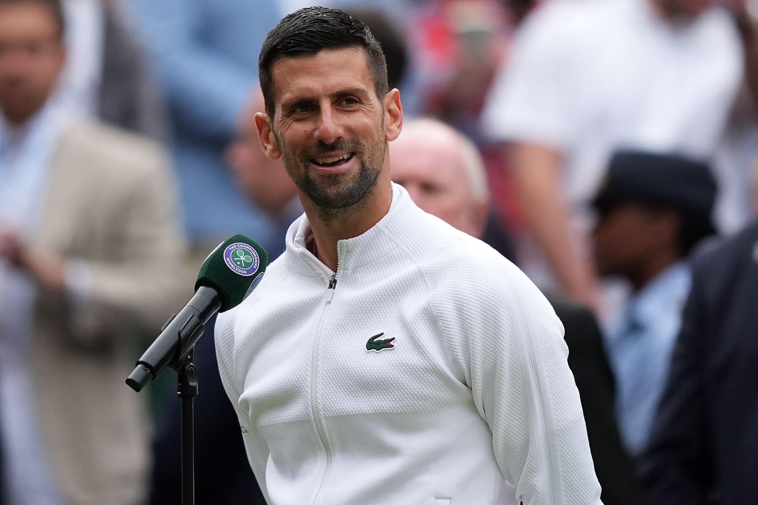 Novak Djokovic is in his 10th Wimbledon final (Jordan Pettitt/PA)