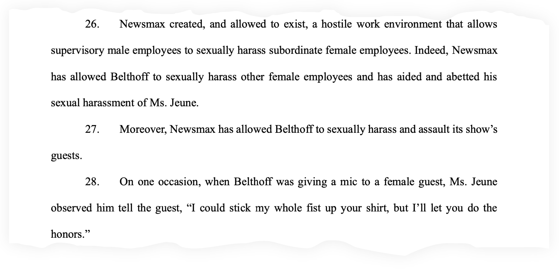 According to former employee Mia Louis Jeune, Newsmax allowed mass sexual harassment.