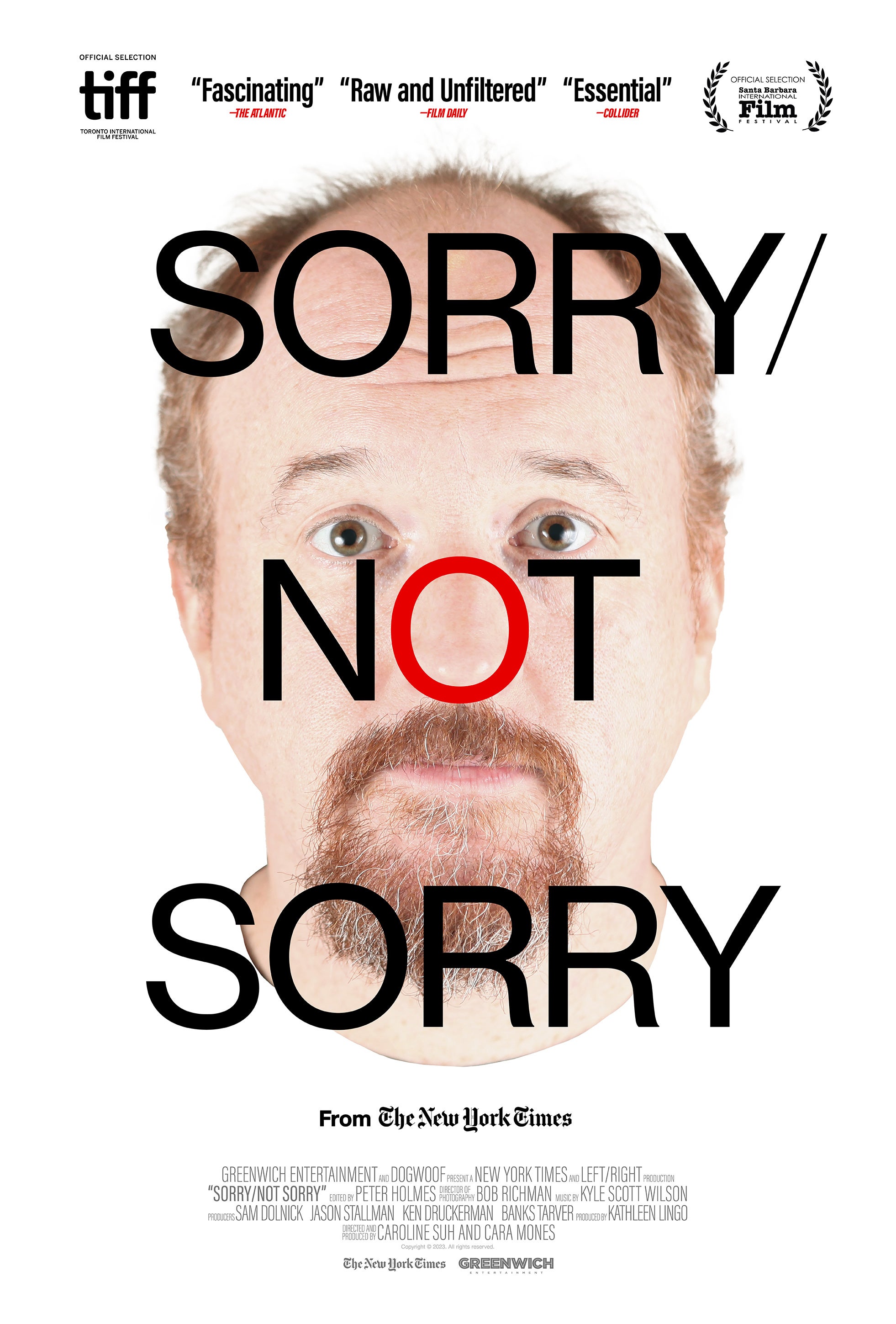 “I like jerking off. I don’t like being alone. That’s all I can tell you,” Louis CK says in the documentary “Sorry/Not Sorry."