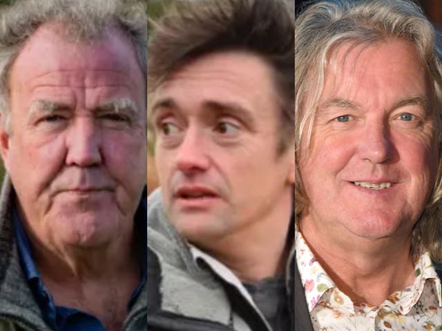 <p>Triple trouble: Jeremy Clarkson, Richard Hammond and James May </p>