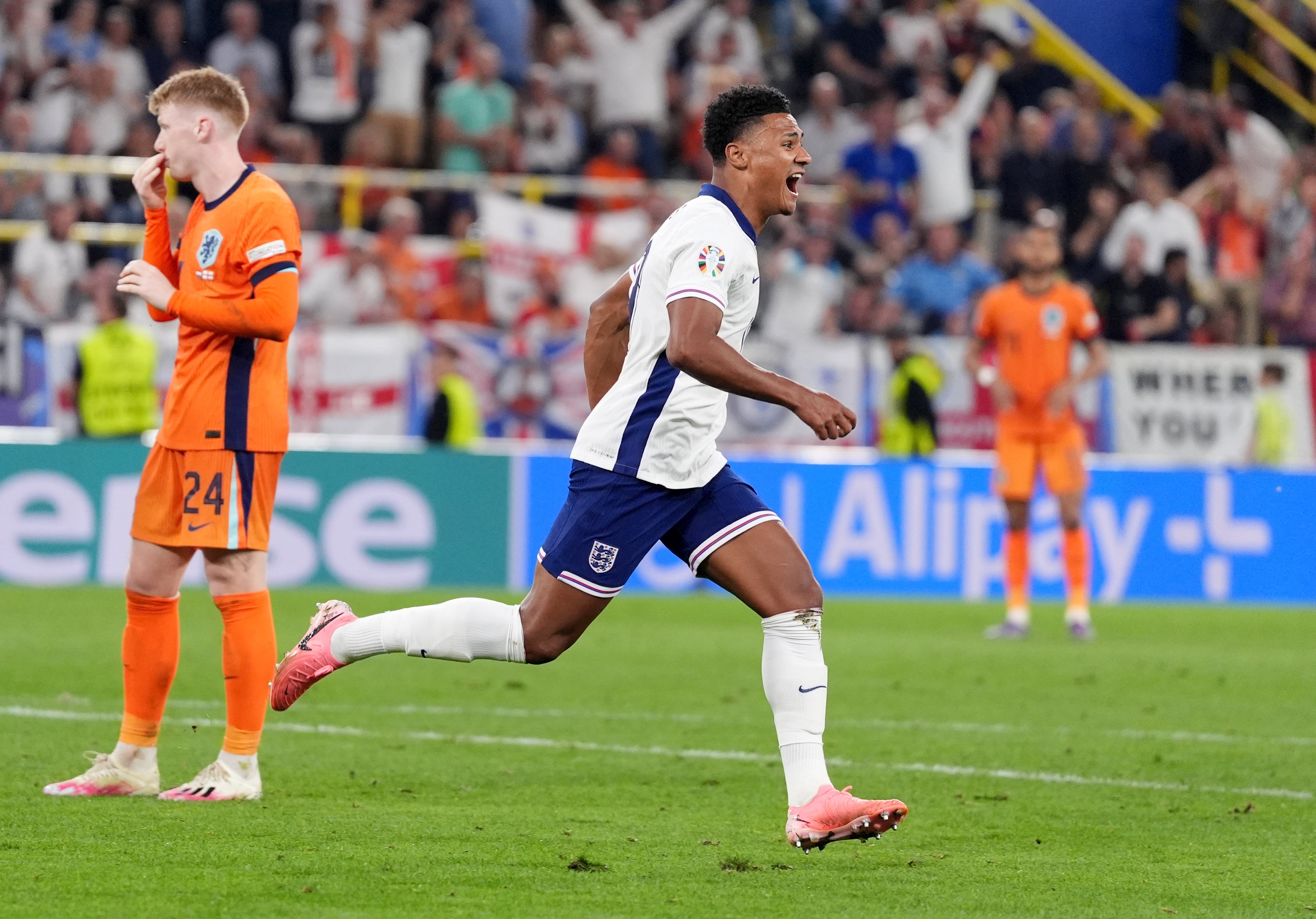 England’s Ollie Watkins scored a memorable winner as England beat the Netherlands at Euro 2024