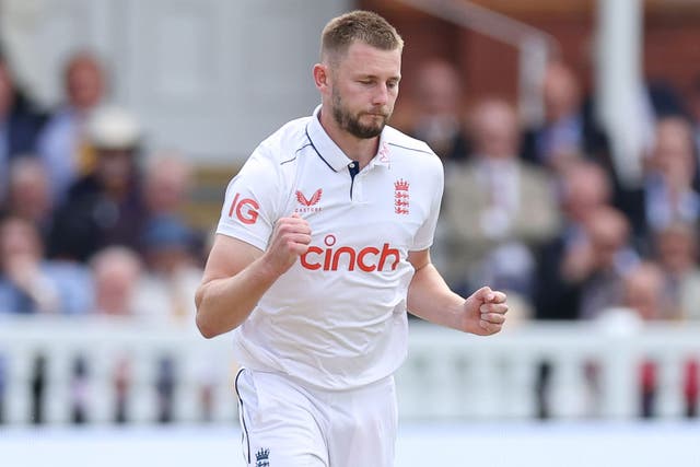 Gus Atkinson has given Joe Root belief England can cope with James Anderson’s retirement (Steven Paston/PA)