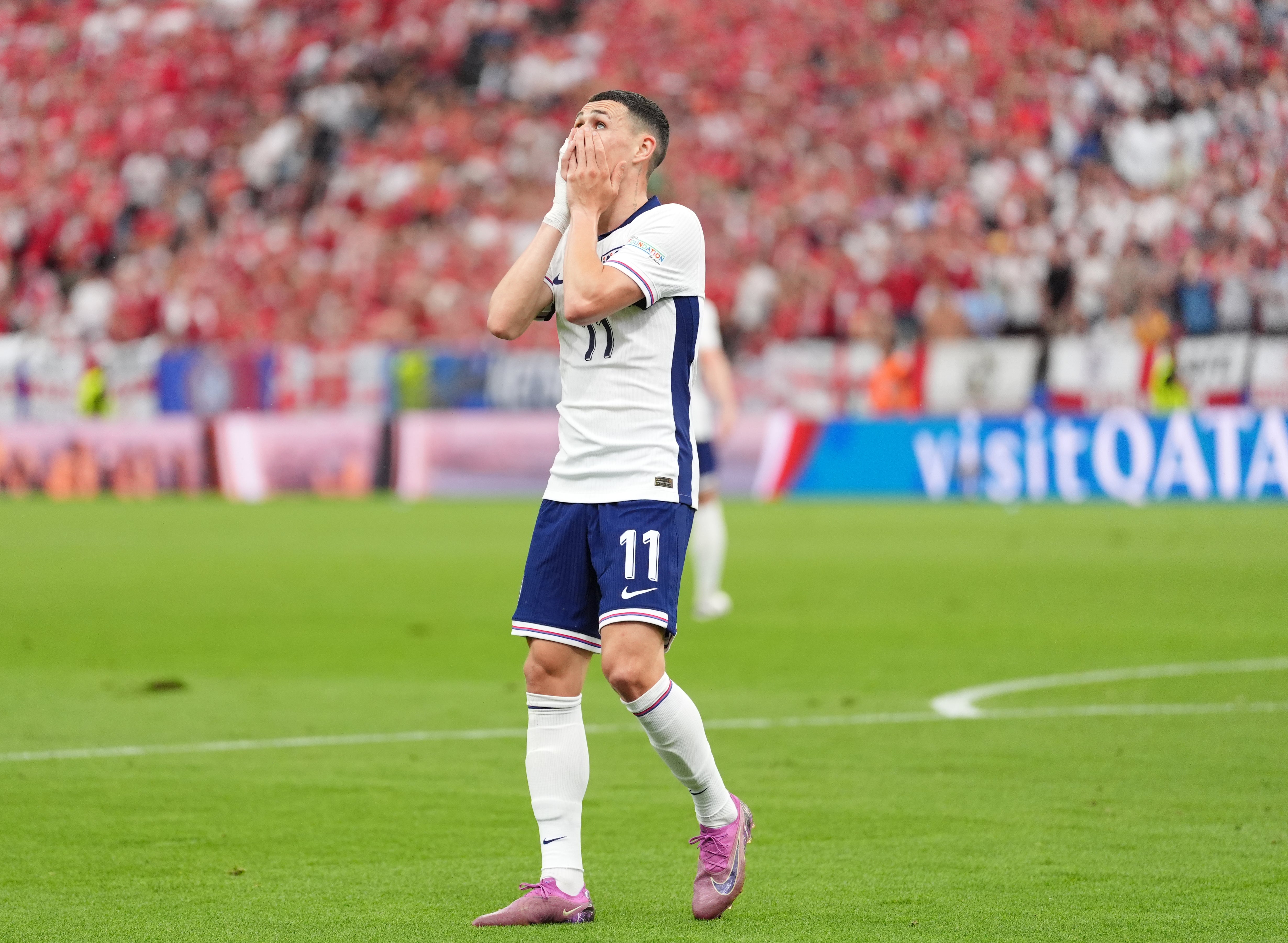 Phil Foden knows the players cannot allow the emotion of playing in the Euro 2024 final affect them (Adam Davy/PA)