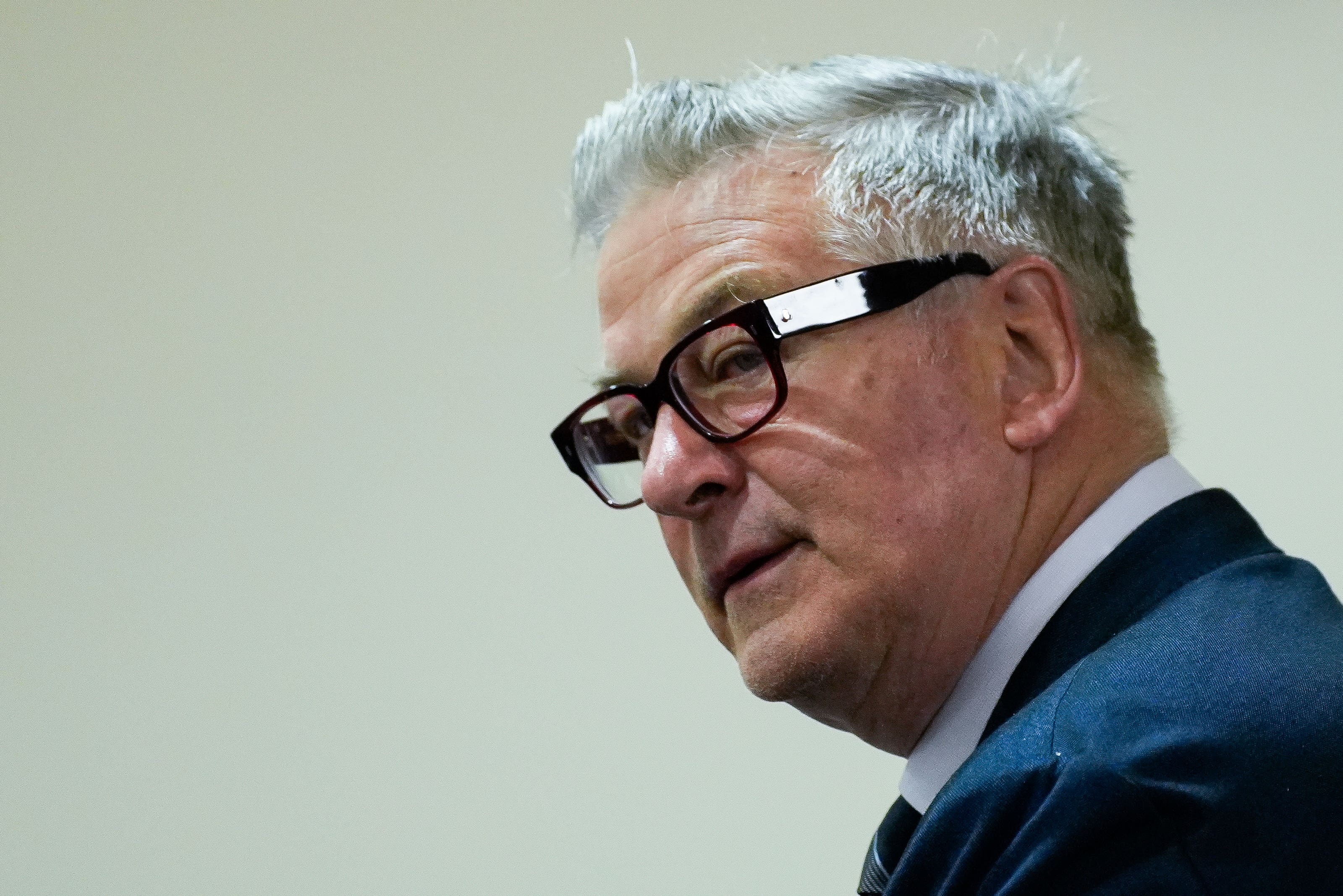 Actor Alec Baldwin thanked supporters after he was cleared of involuntary manslaughter (Ramsay de Give/Pool Photo via AP)