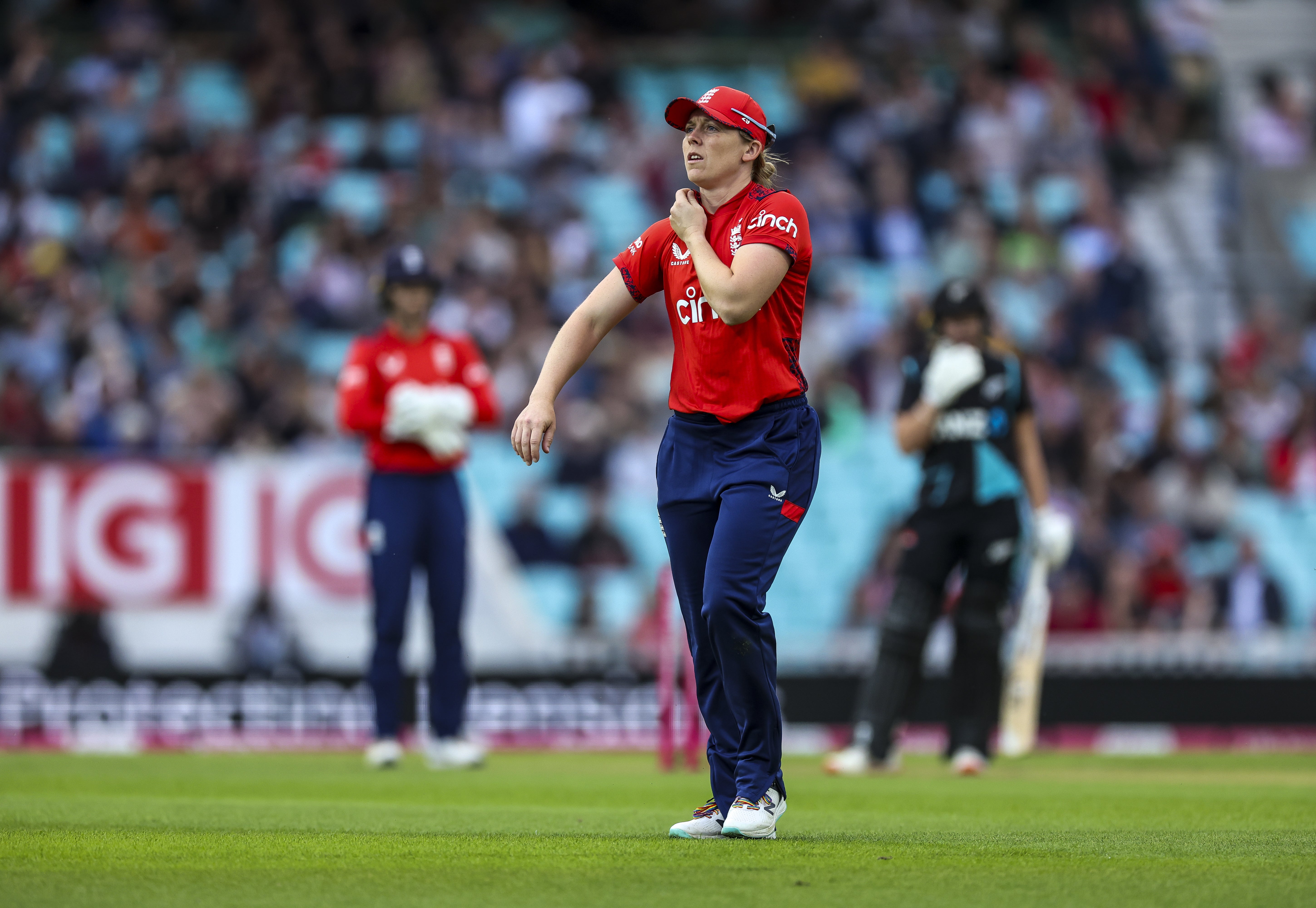 England captain Heather Knight returned to the side at the Oval (Steven Paston/PA)