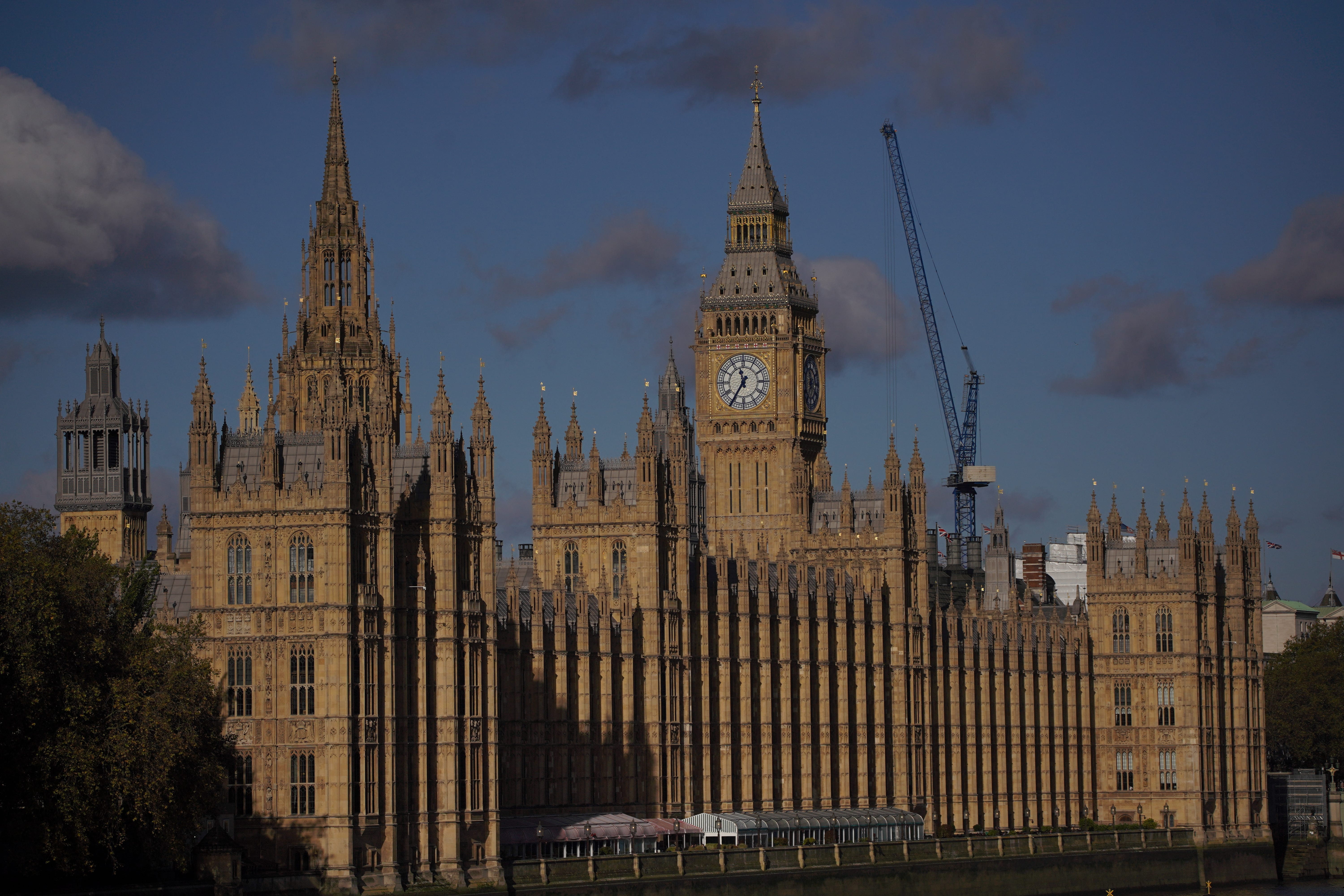 A view of the Palace of Westminster ahead of the State Opening of Parliament (Aaron Chown/PA)