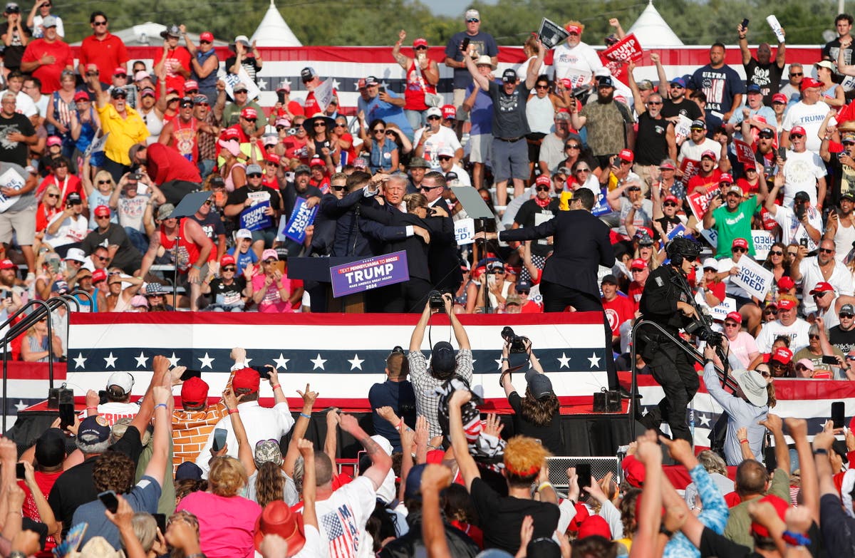 Rally shooter&rsquo;s phones held information about both Trump and Biden and searches for the dates of the DNC