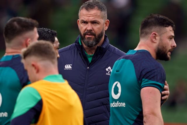 Ireland head coach Andy Farrell praised the character of his squad following a tied series in South Africa (Brian Lawless/PA)