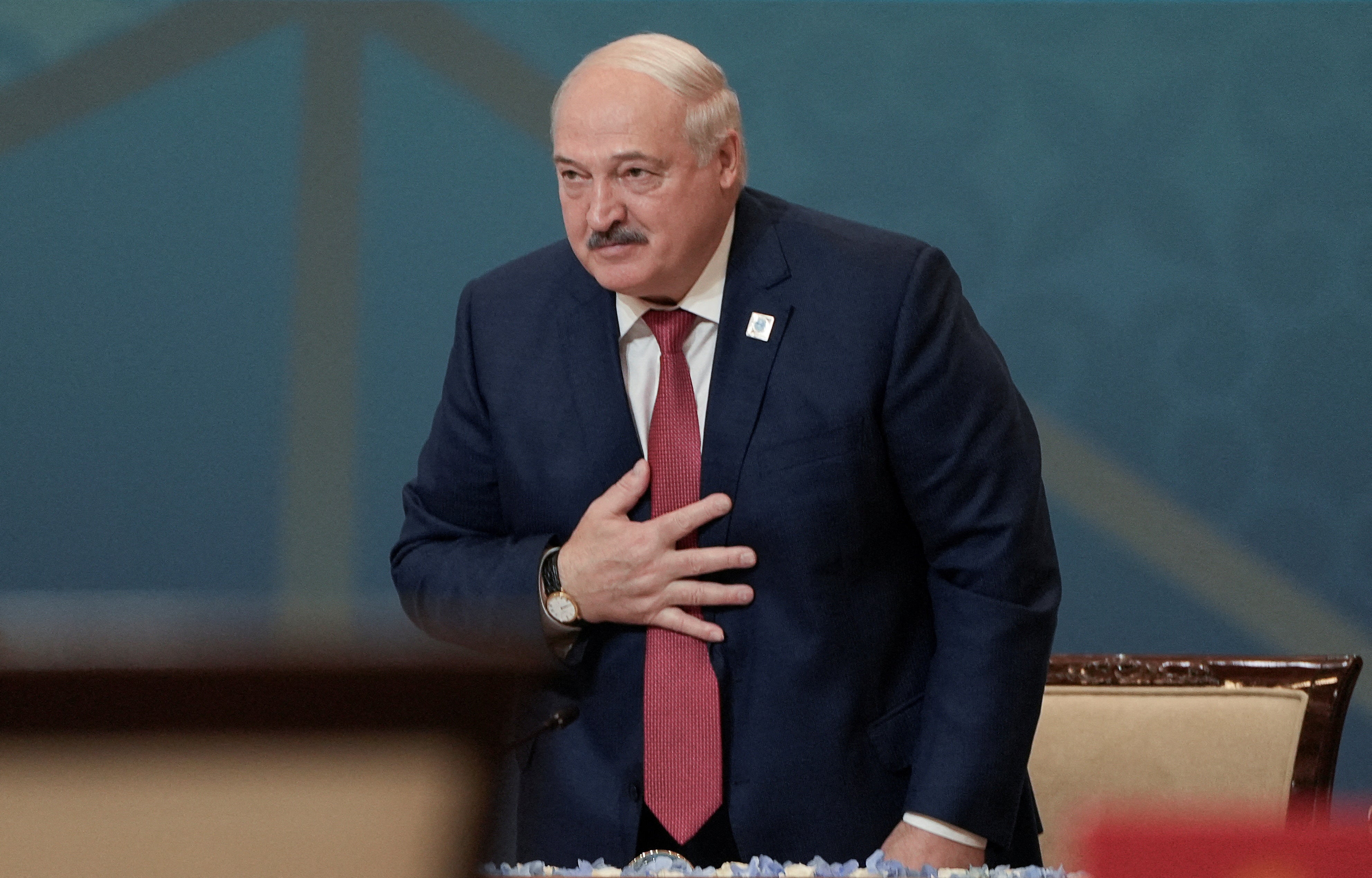 Belarusian President Alexander Lukashenko attends Shanghai Cooperation Organization (SCO) summit in Astana, Kazakhstan