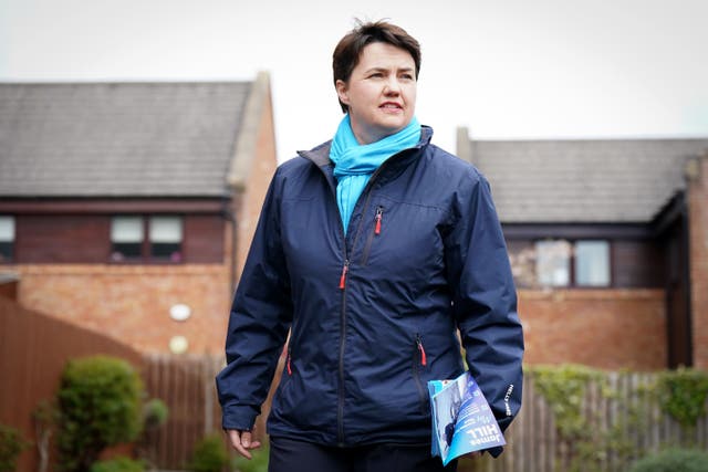 Former Scottish Conservative leader, Baroness Ruth Davidson urged her party to take its time and ‘get this decision right’ as it seeks a new leader (Jane Barlow/PA)