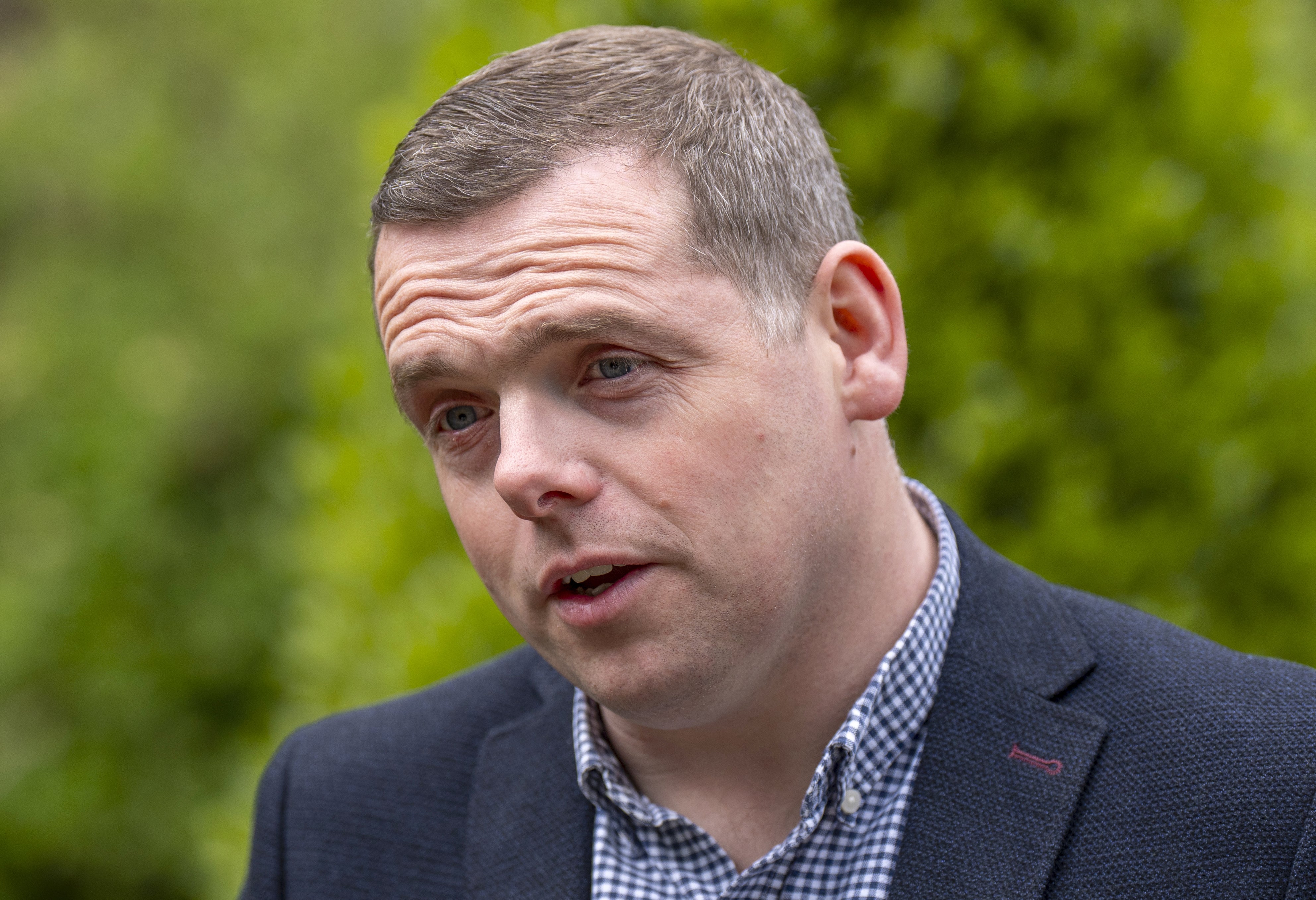 Outgoing Scottish Conservative leader Douglas Ross said violence would ‘never prevail’ (Jane Barlow/PA)