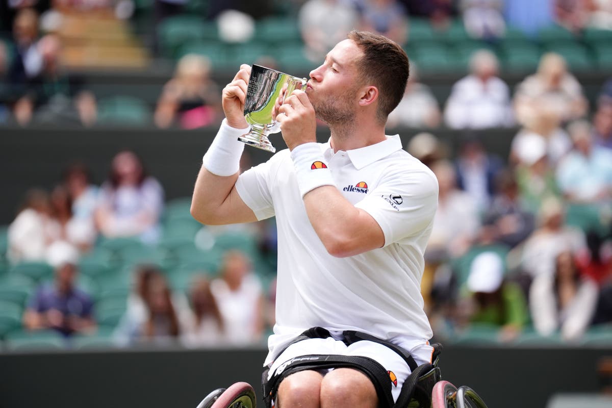 Alfie Hewett completes career Grand Slam with emotional Wimbledon victory Alfie Hewett completes career Grand Slam with emotional Wimbledon victory