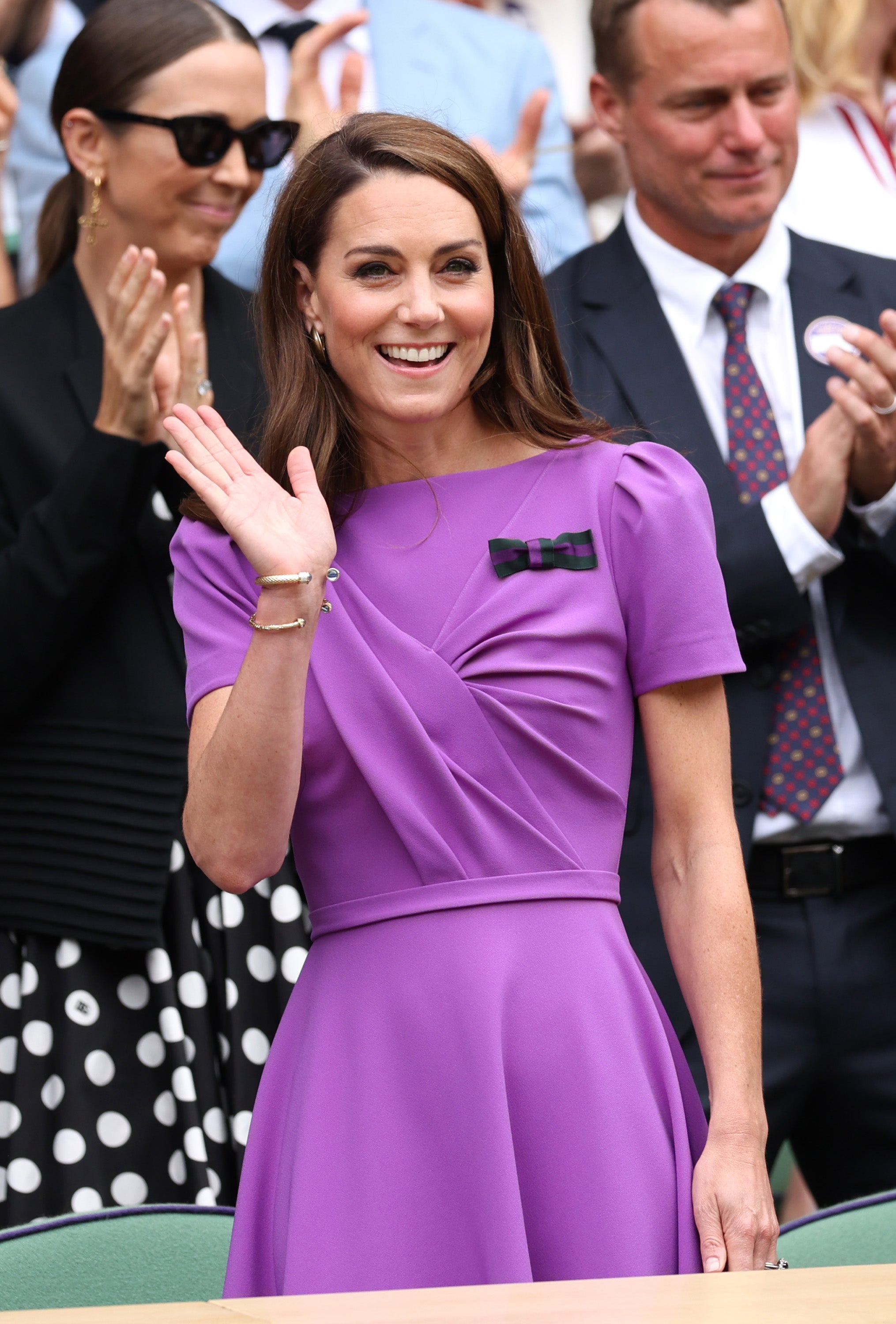 The Princess of Wales last appeared in public at Wimbledon.