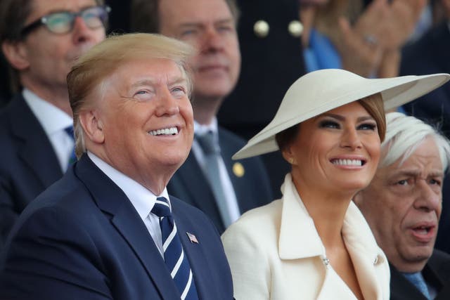 <p>In a rare public intervention, Donald Trump’s wife, former first lady Melania Trump, said ‘the fabric of our gentle nation is tattered’</p>