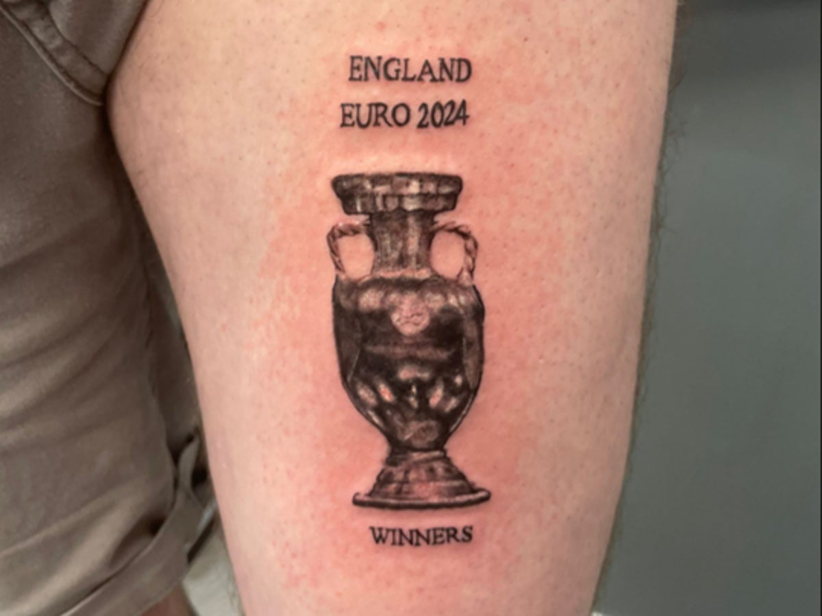 Fan who got tattoo of England’s Euro 2024 ‘win’ days before final speaks out