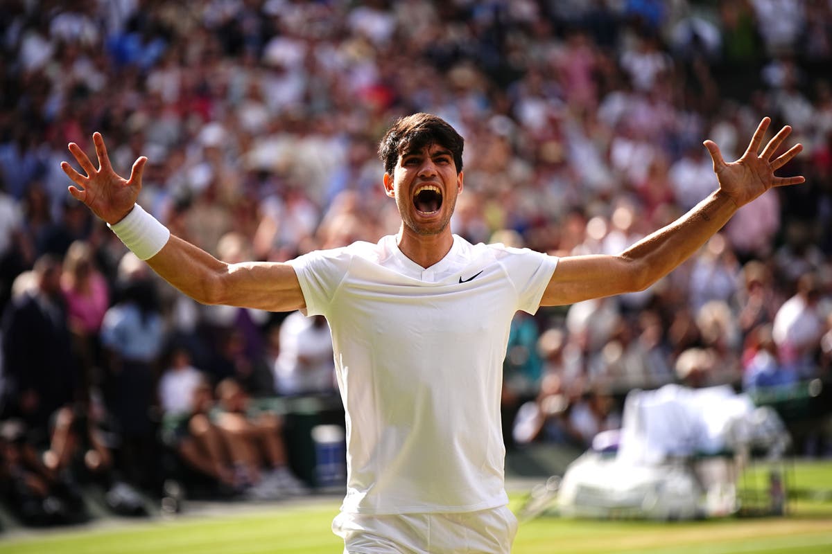 Carlos Alcaraz sets sights on &lsquo;big three&rsquo; after retaining Wimbledon title