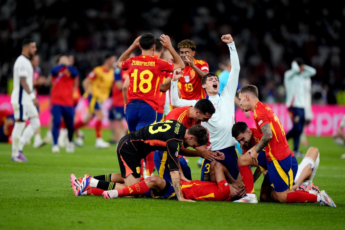 Final heartbreak for England again as late winner earns Spain Euro 2024 glory