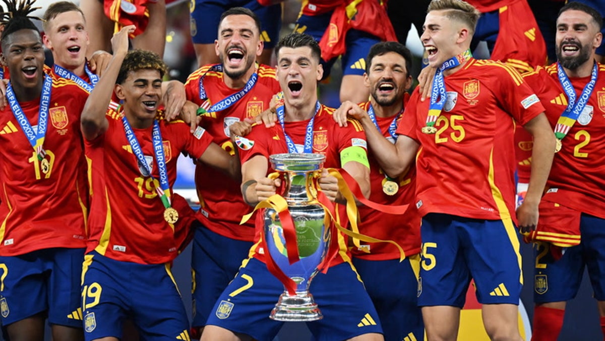 Spain lift Euro 2024 trophy after beating England 2-1 in final