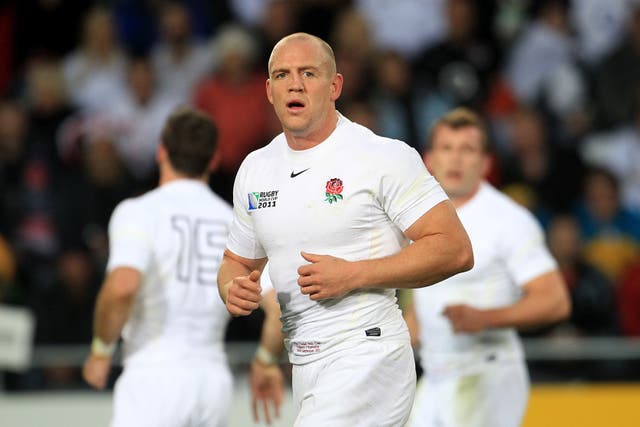 England’s World Cup winner Mike Tindall retired on this day in 2014 (Lynne Cameron/PA)