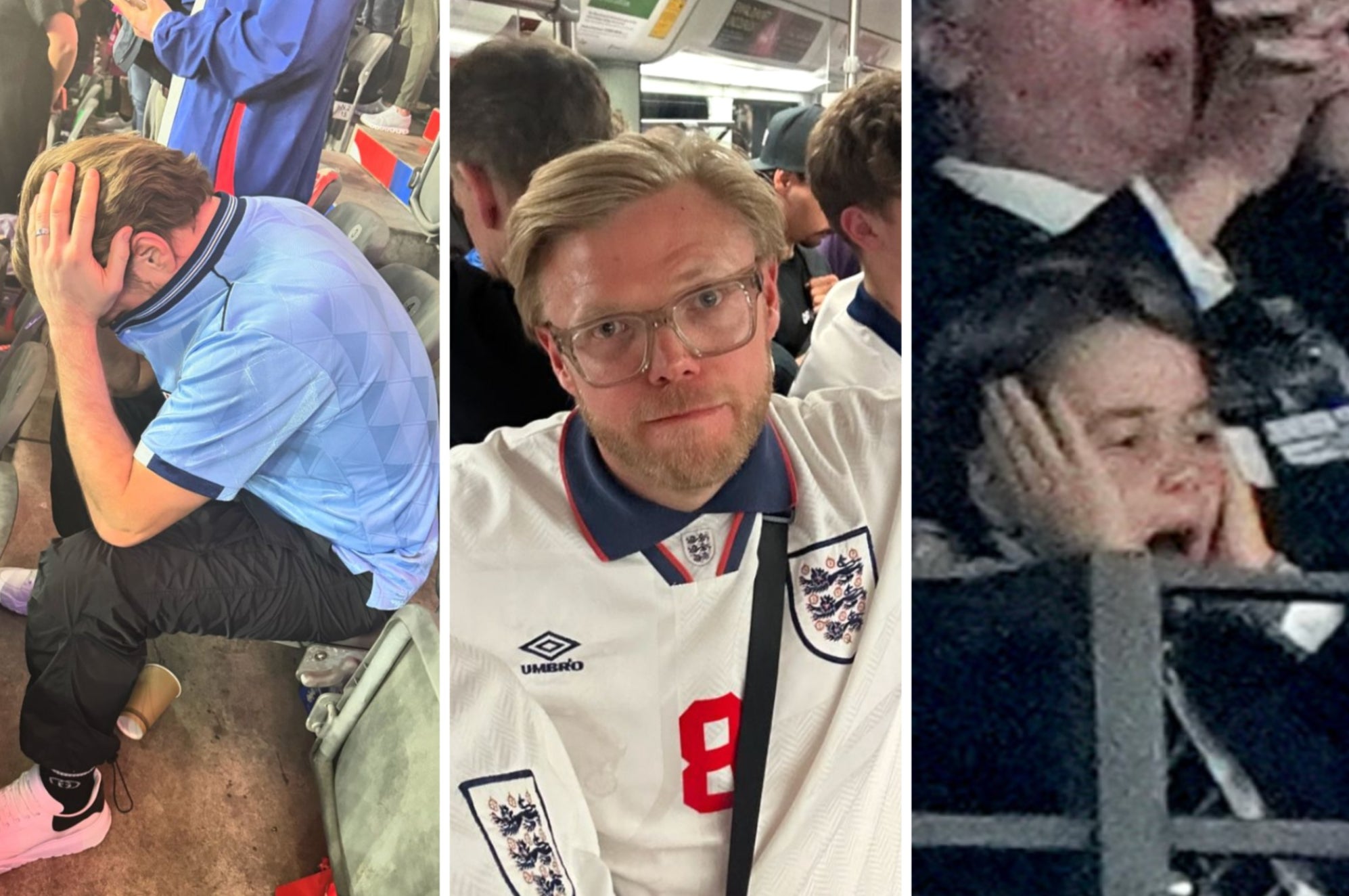 Olly Murs, Rob Beckett and Prince George attended the game in Berlin