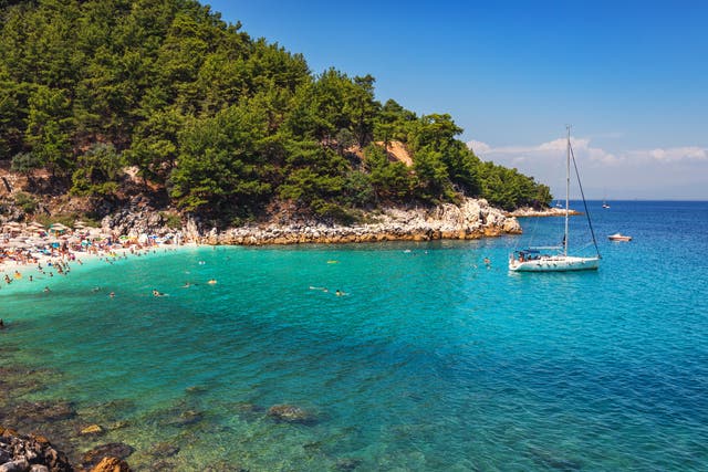 <p>The real appeal of Thassos is all about the coast, with some excellent beaches</p>