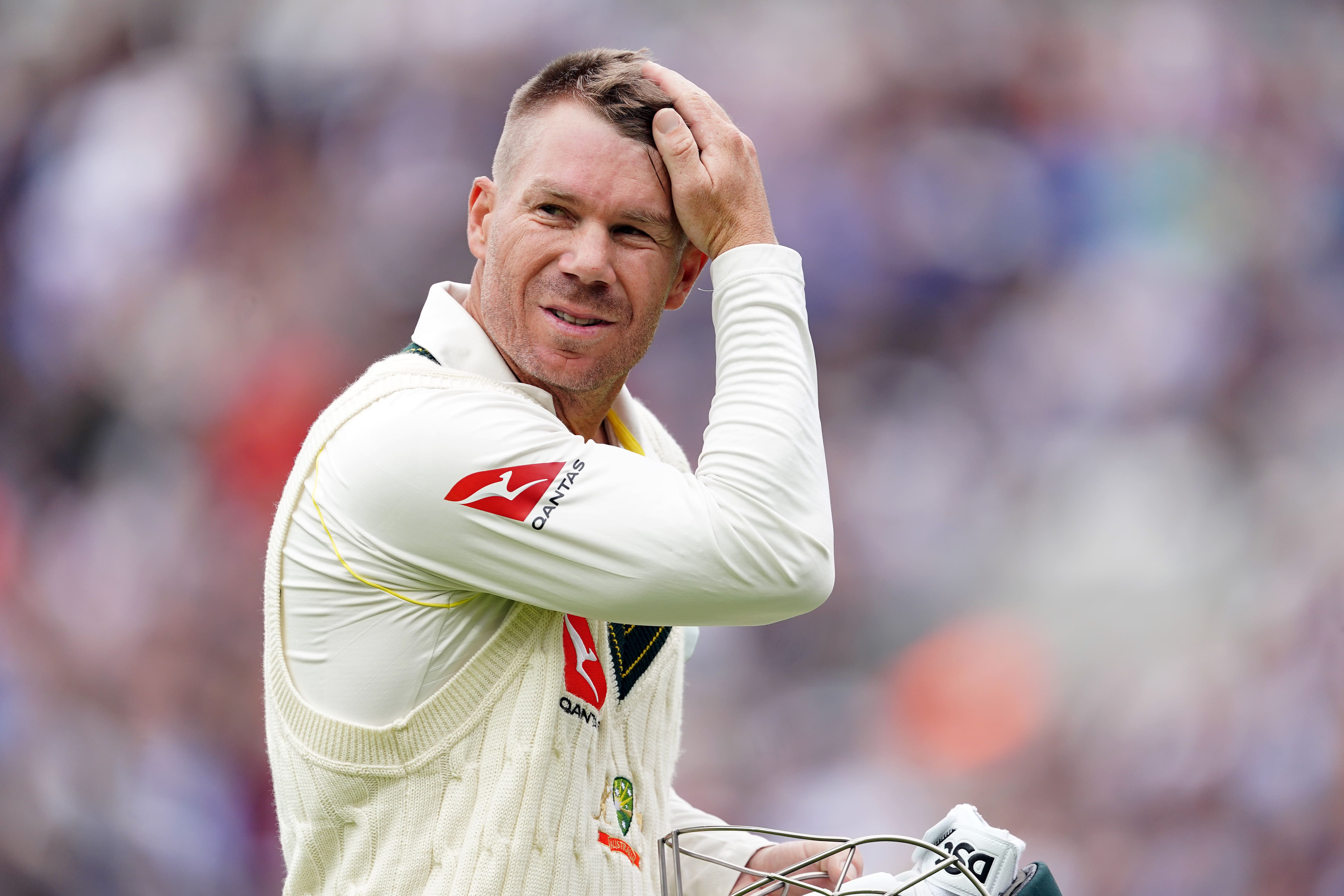 David Warner left the door ajar to return to Australia last week (Mike Egerton/PA)