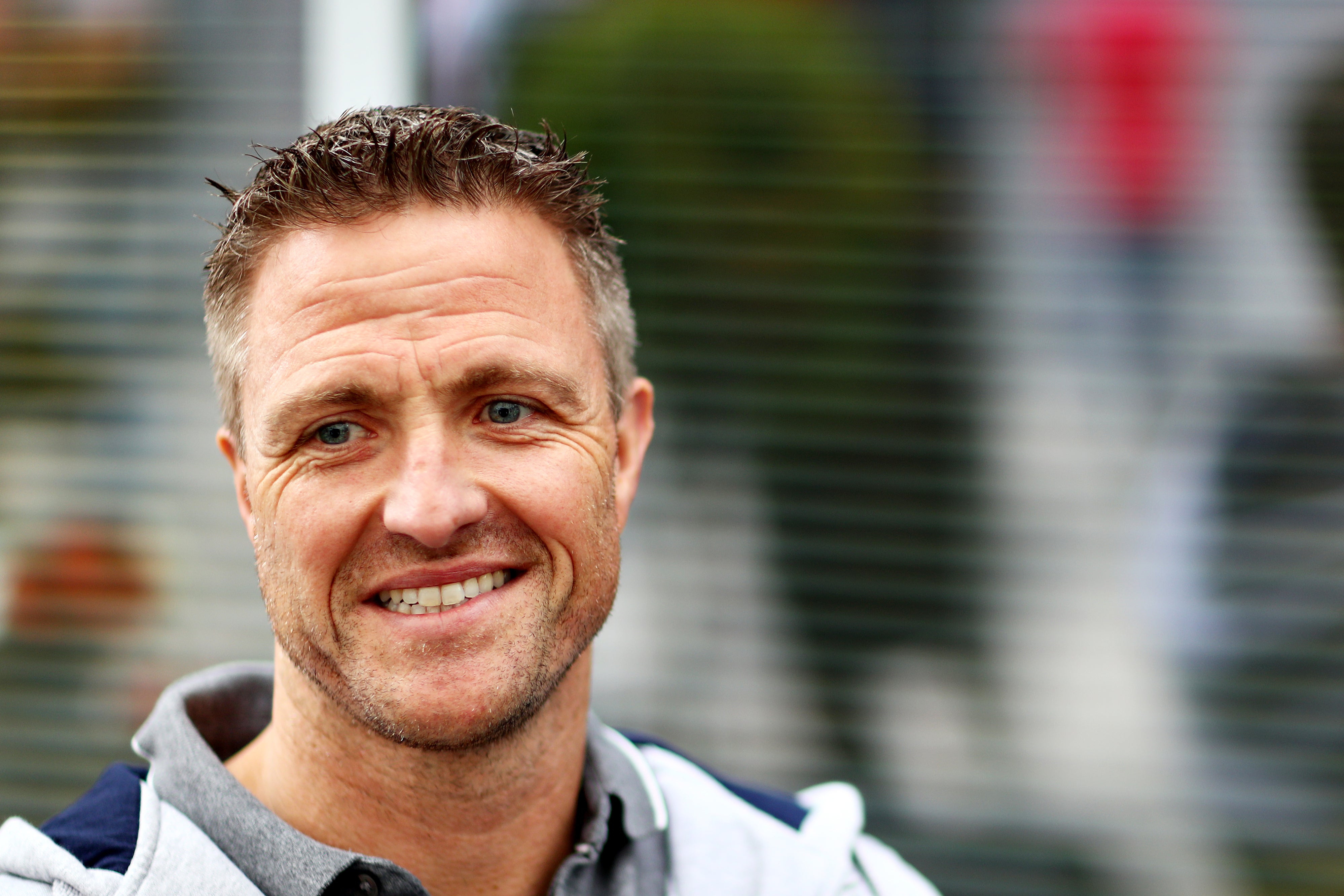 Former F1 driver Ralf Schumacher looks in Sochi