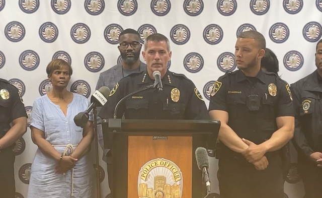 <p>Birmingham, Alabama police chief gives update on two shootings that left seven dead over the weekend in the city </p>