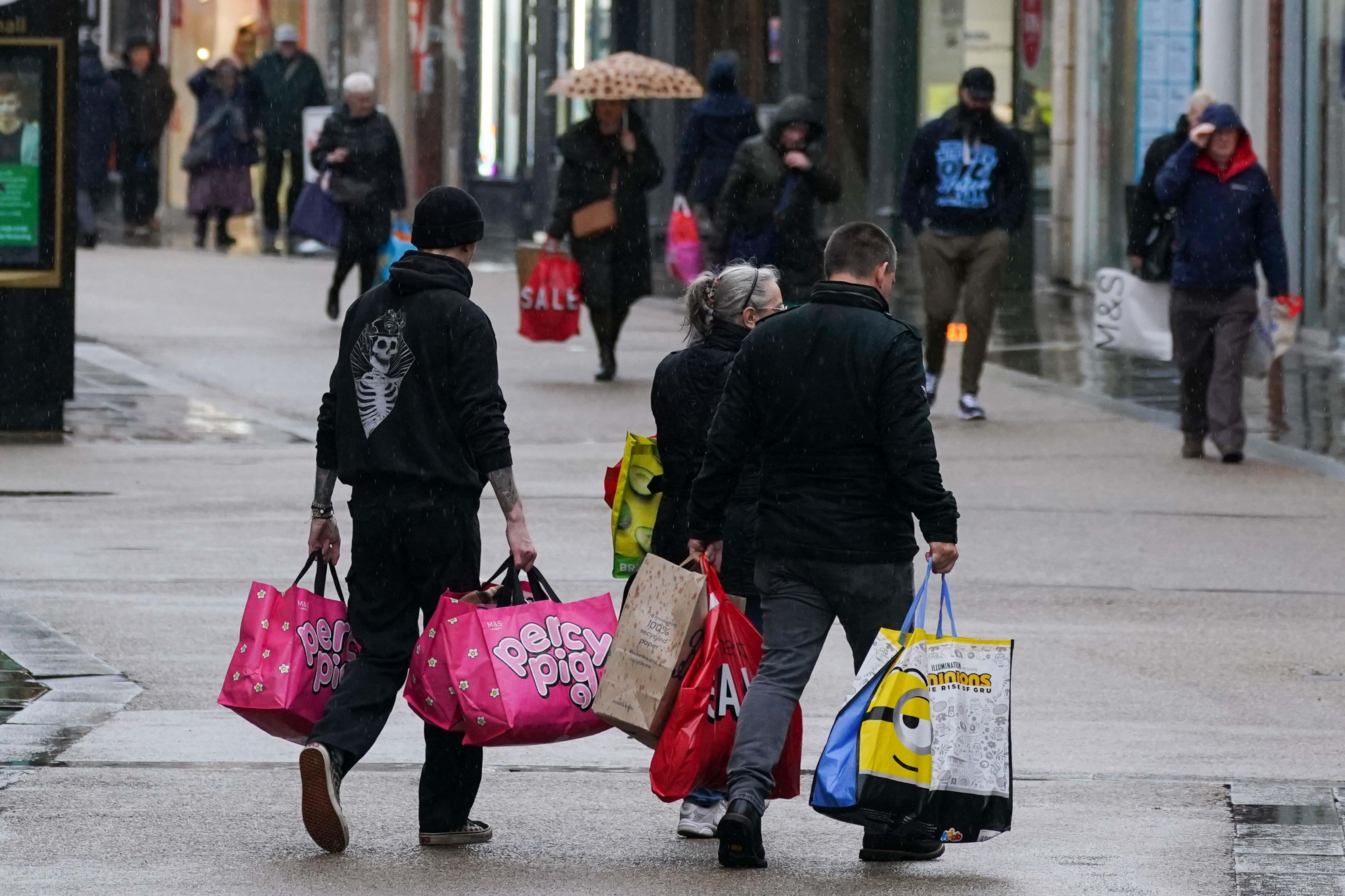 Retail and consumer firms have reported high levels of distress (Jacob King/PA)