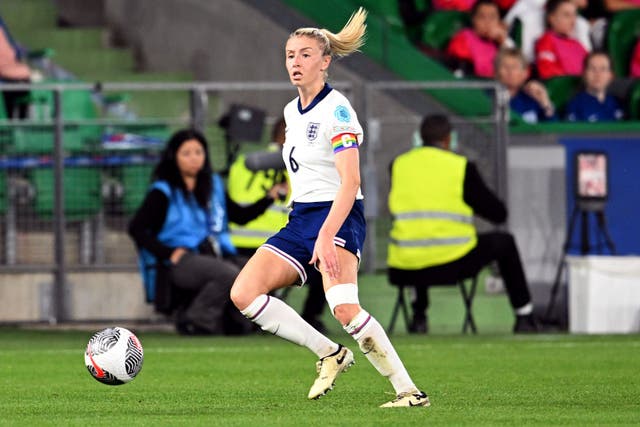 Leah Williamson admitted she was “devastated” following England men’s Euro 2024 final defeat to Spain (PA Wire/PA)