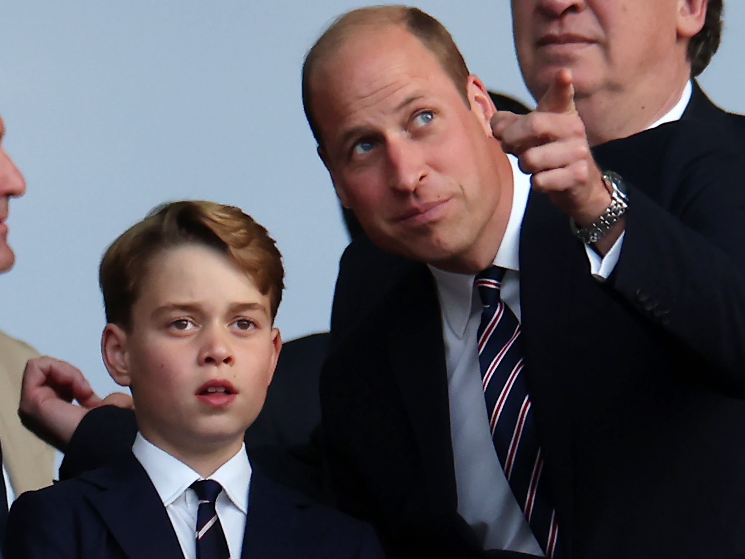 People love moment Prince William and Prince George…