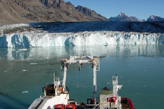 Researchers will be working in Kangerlussuaj Fjord in Greenland (Colm O Cofaigh/British Antarctic Survey/PA)