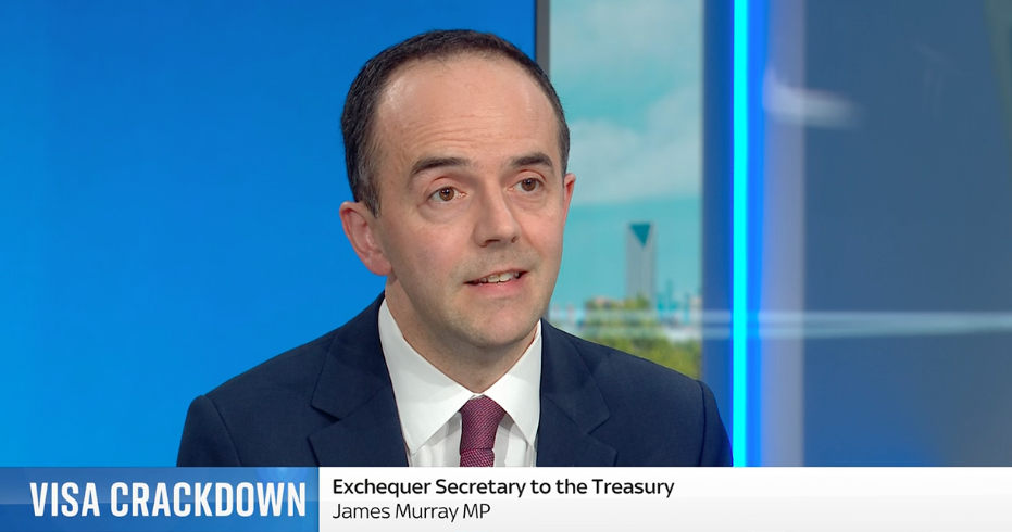 Exchequer secretary to the Treasury James Murray MP