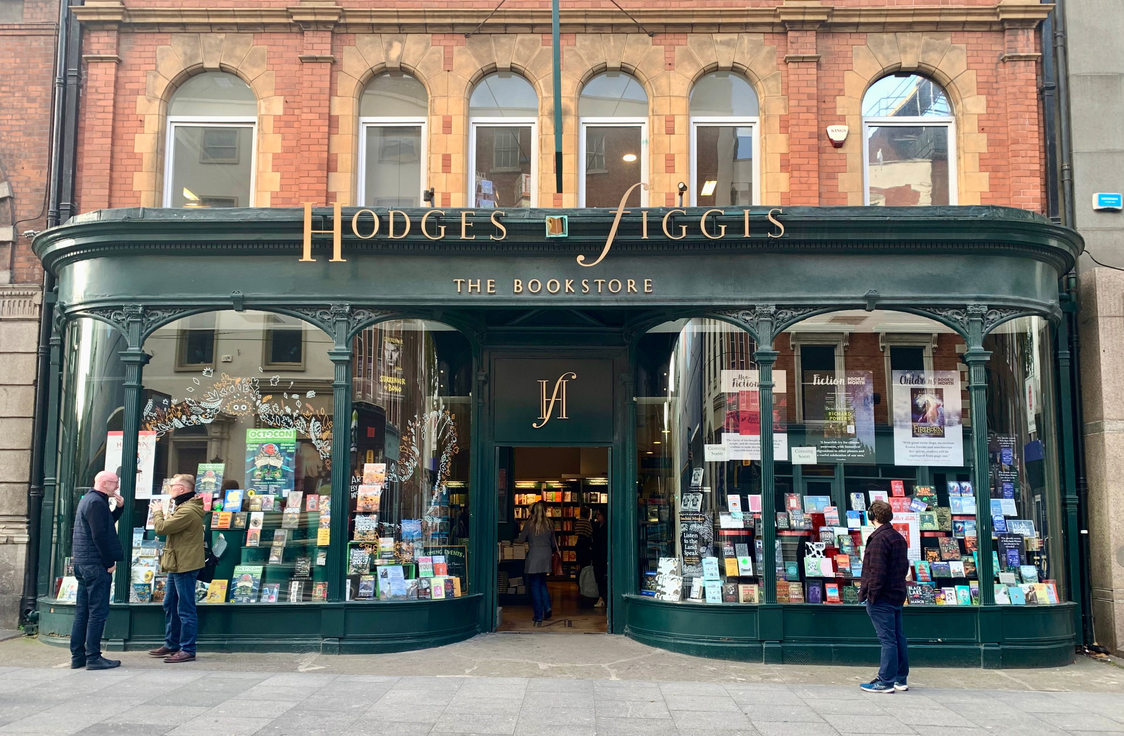 The bookshop in Dublin, Ireland