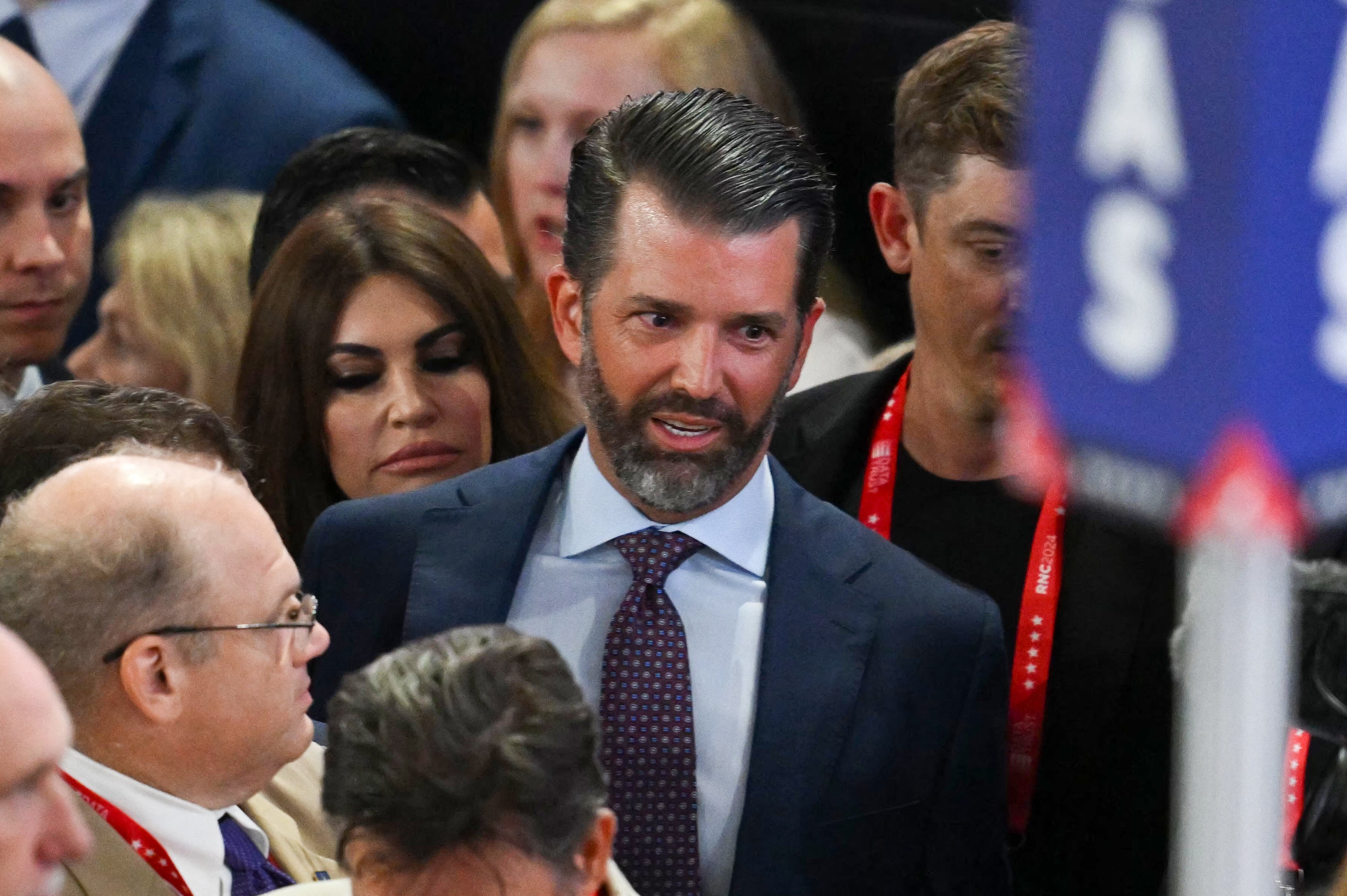 Don Jr gets into testy exchange with MSNBC reporter at RNC: ‘Just get ...