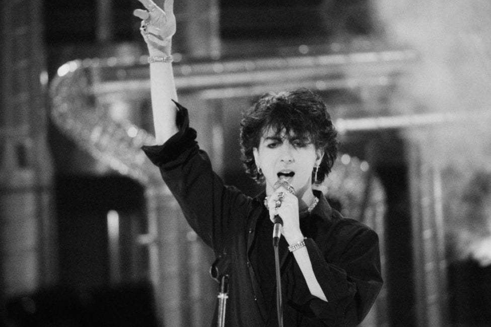 Cavorting through the Eighties: Almond performs with Soft Cell in 1983