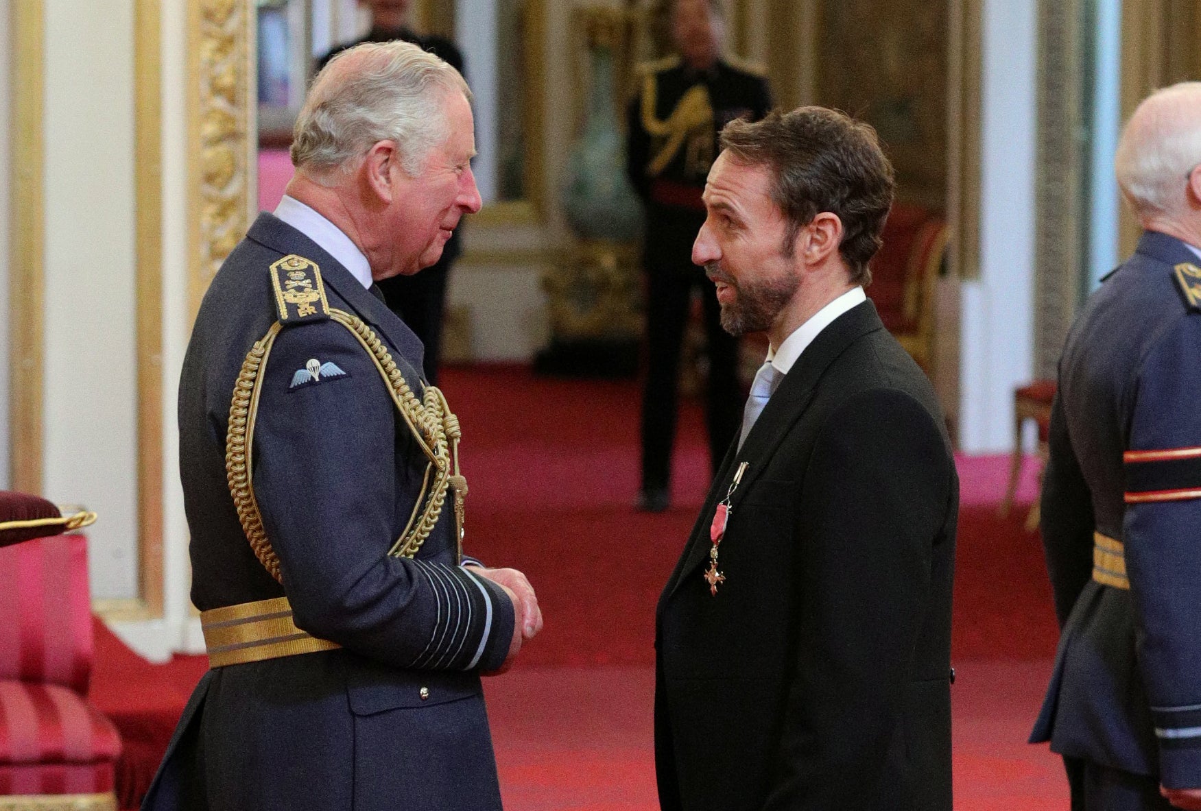 Southgate was made an OBE in the 2019 New Year Honours list for services to football (Jonathan Brady/PA)