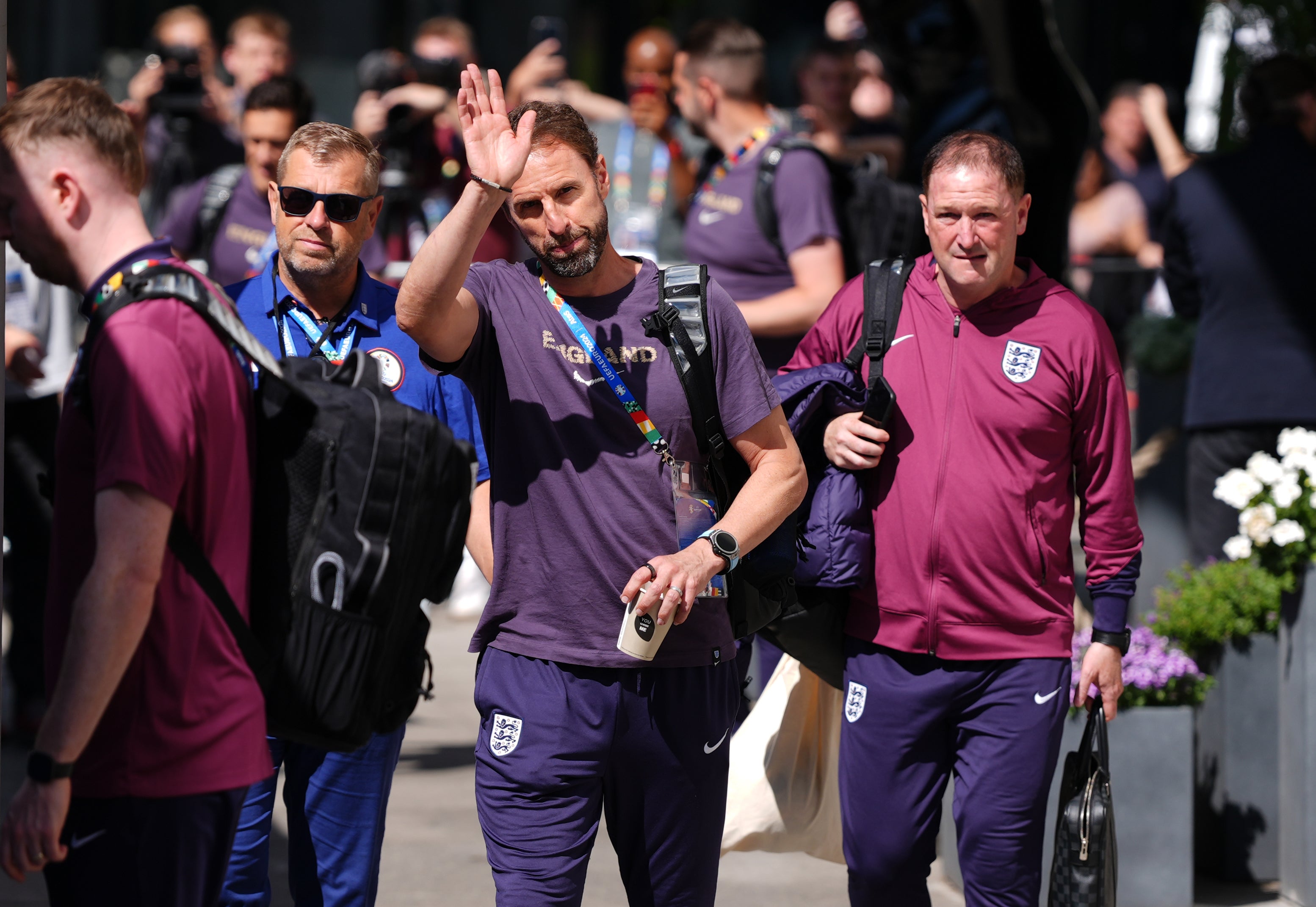 The next day Southgate led his team home from Germany and 24 hours later announced he was stepping down as England boss (Bradley Collyer/PA)