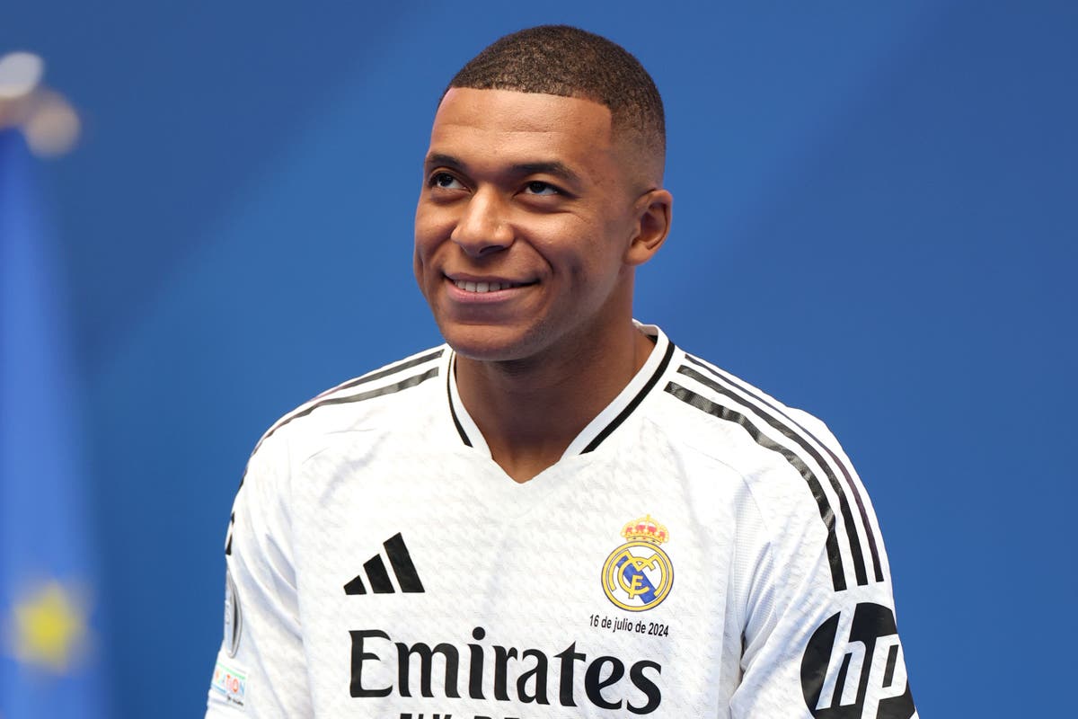 Real Madrid unveil Kylian Mbappe at a packed Bernabeu Stadium Real Madrid unveil Kylian Mbappe at a packed Bernabeu Stadium
