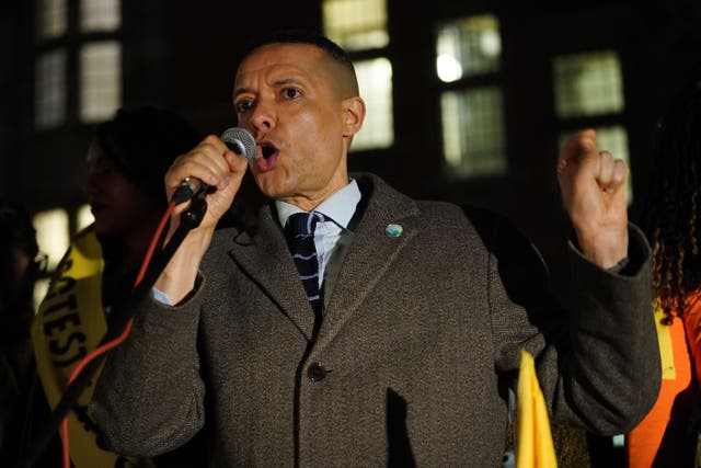 Labour MP Clive Lewis repeated the oath after making his first attempt ‘under protest’ (Yui Mok/PA)