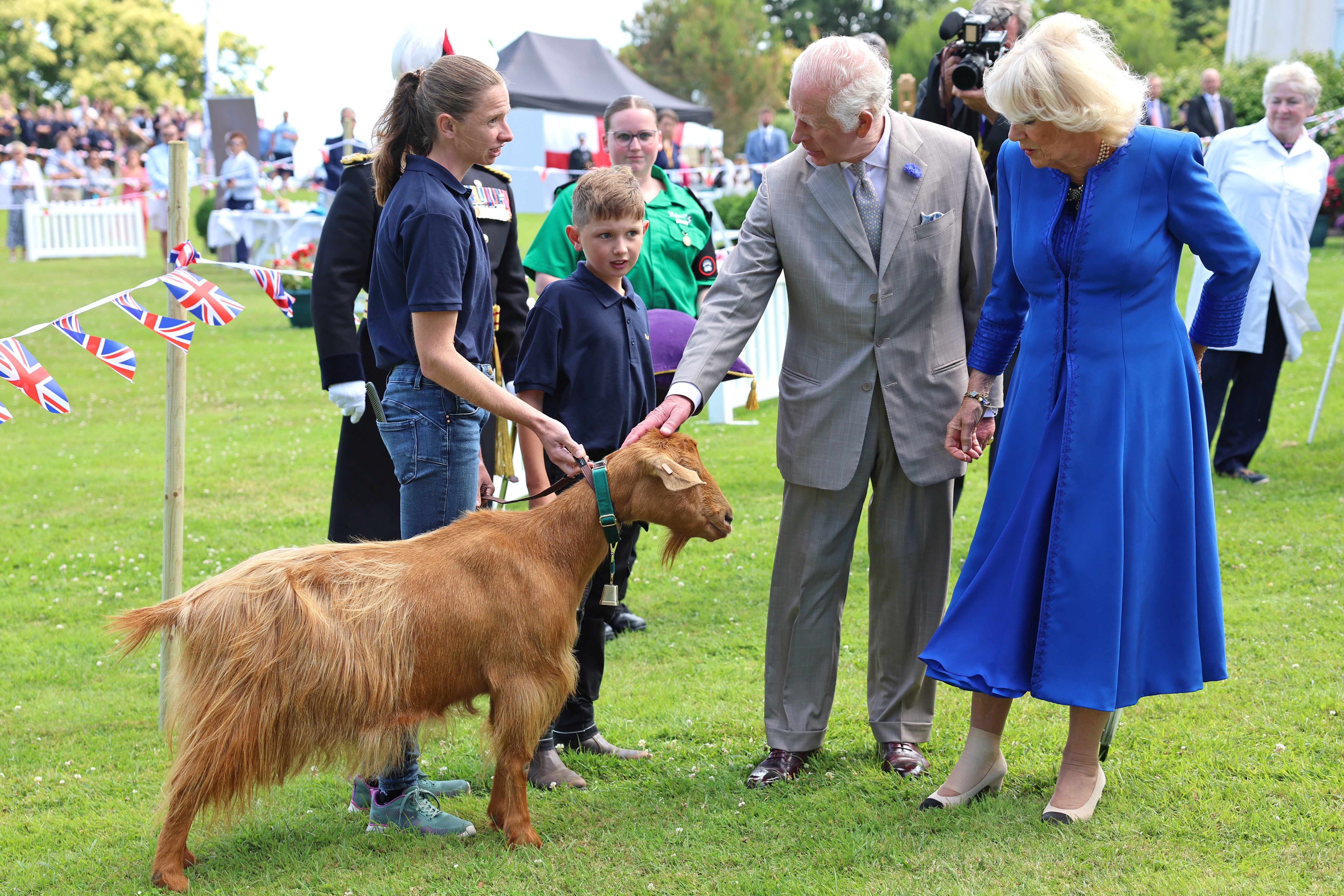 King Charles and Queen Camilla are on the second day of their whistlestop tour of the Channel Islands.